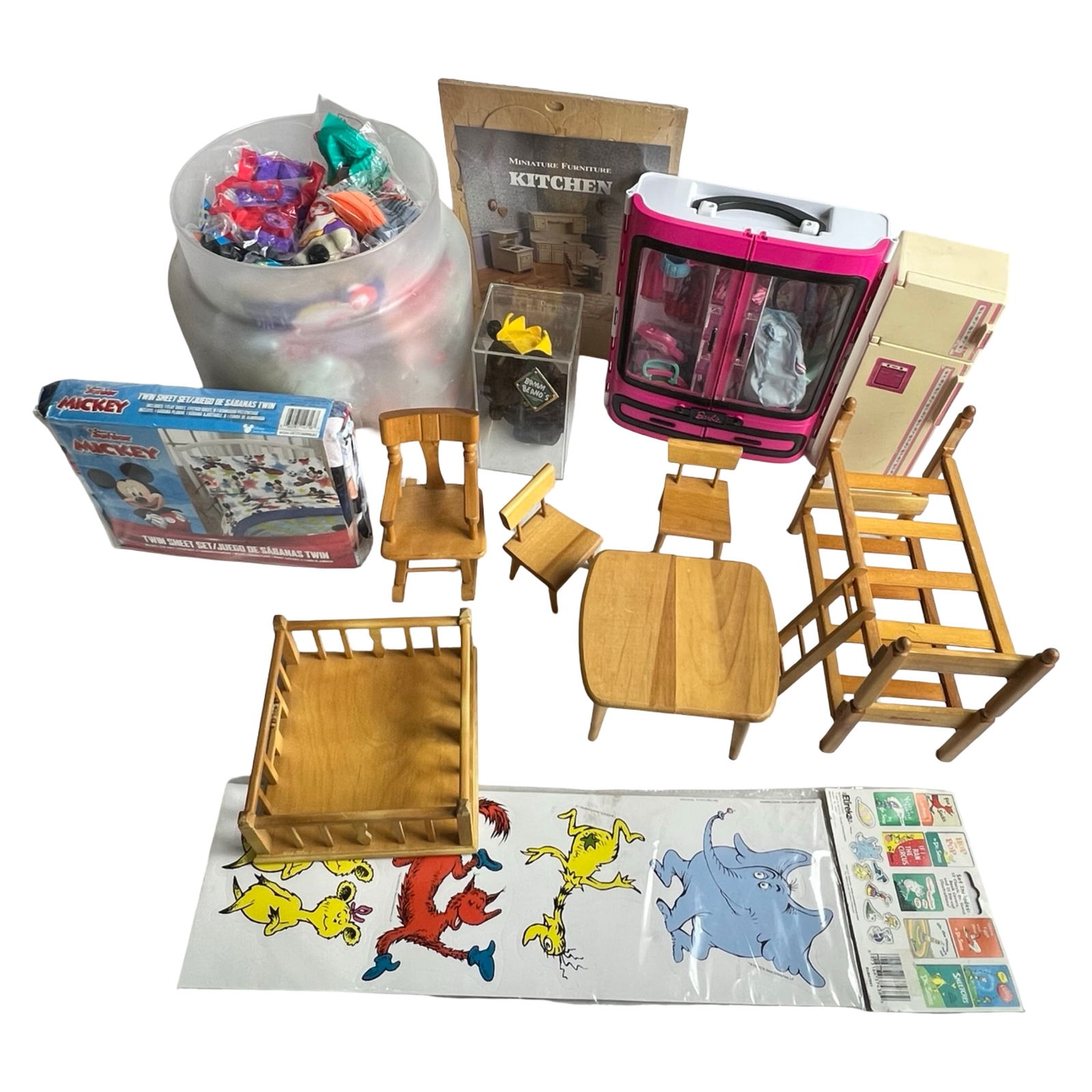 Vintage Doll Furniture & Toy Lot - Strombecker, Be (1 of 6)