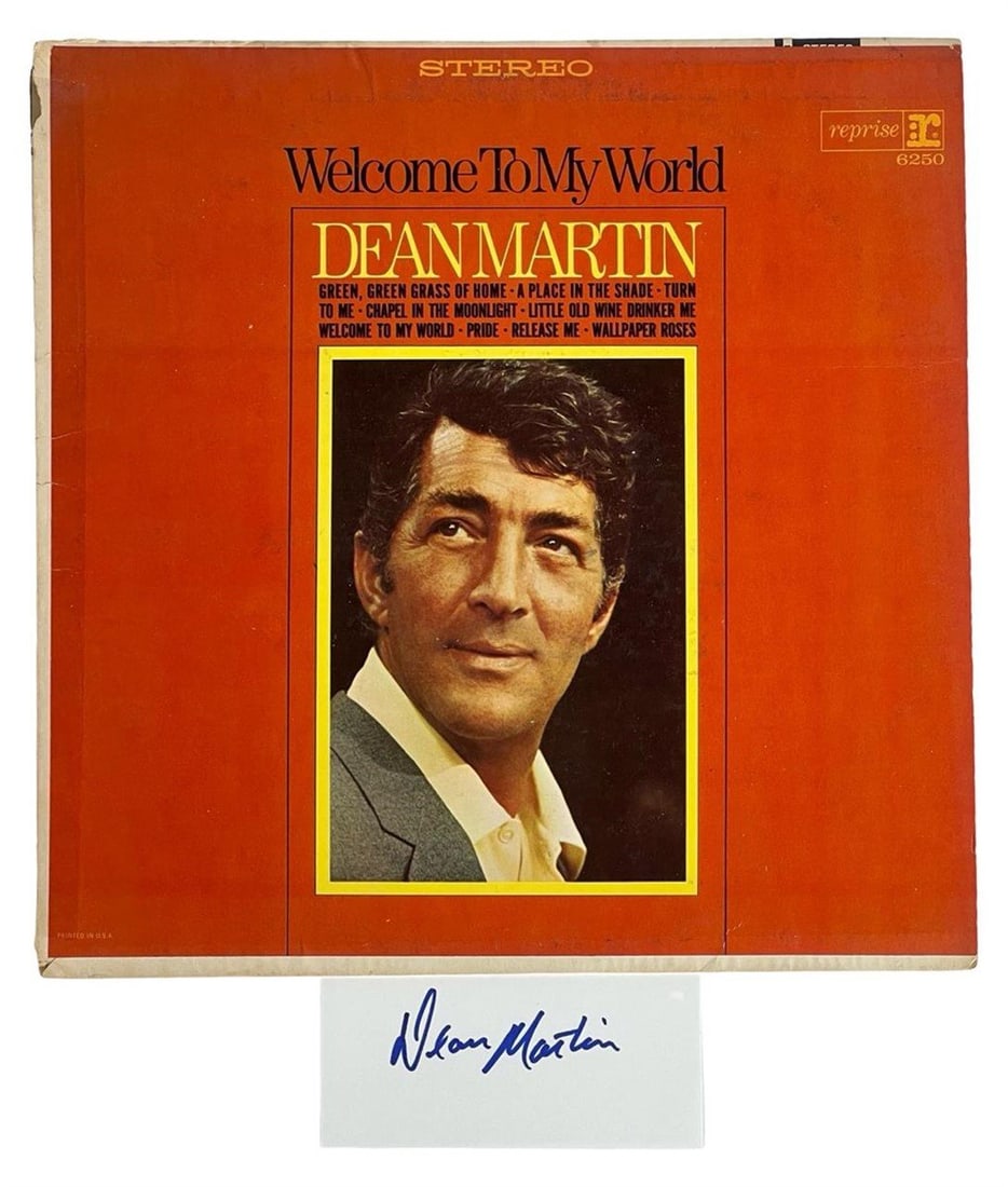 Dean Martin Autograph/ Signature with Vinyl Album (1 of 4)