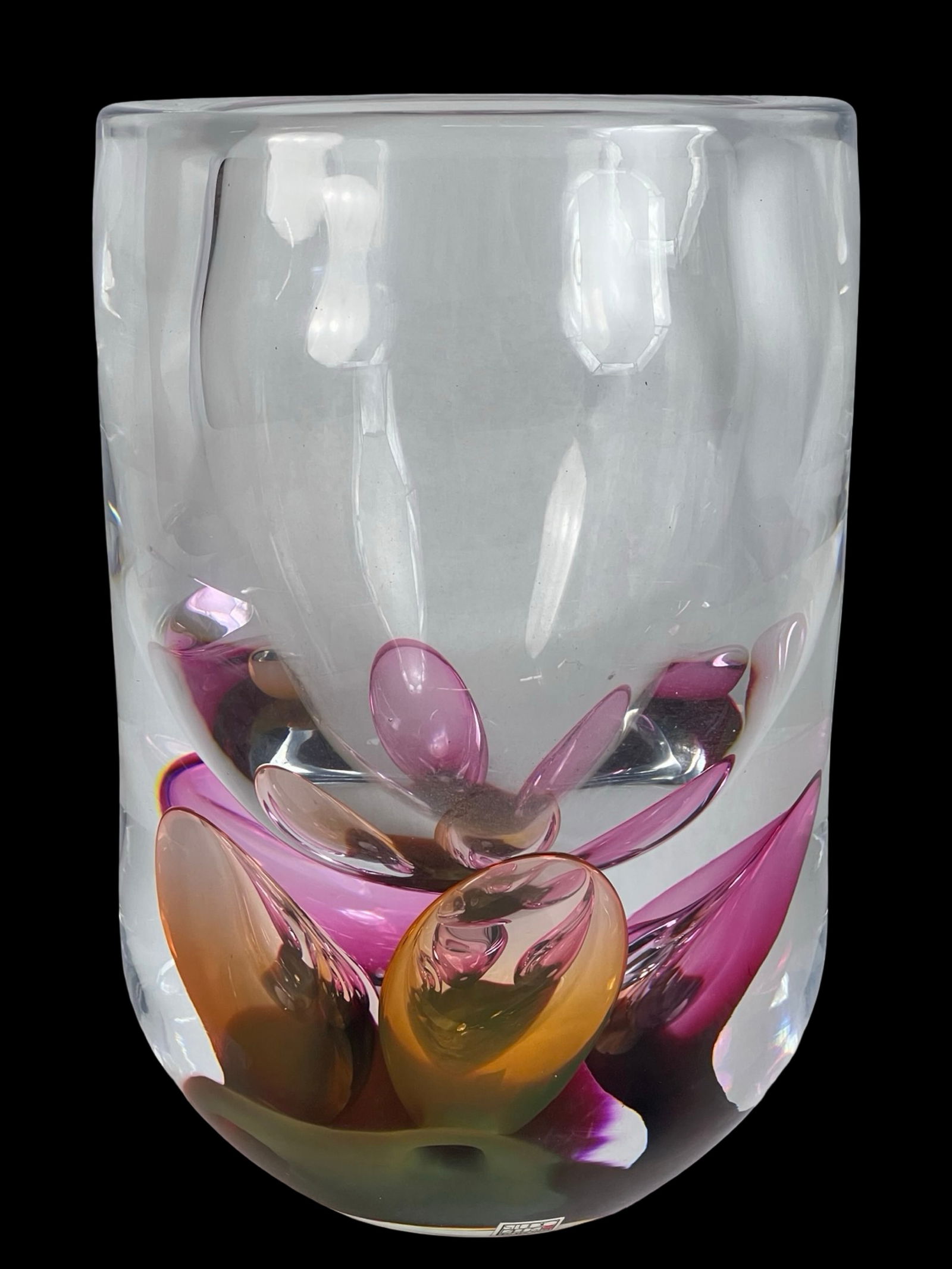 Studio Ahus (Sweden) Contemporary Art Glass Vase (1 of 5)