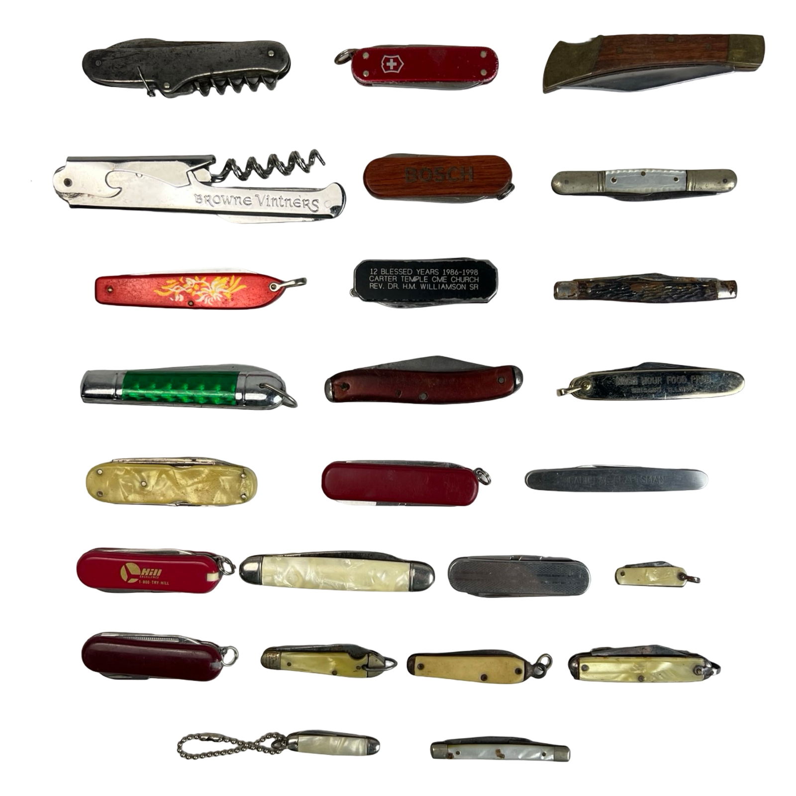 Collection of 24 Vintage Pocket Knives (1 of 3)