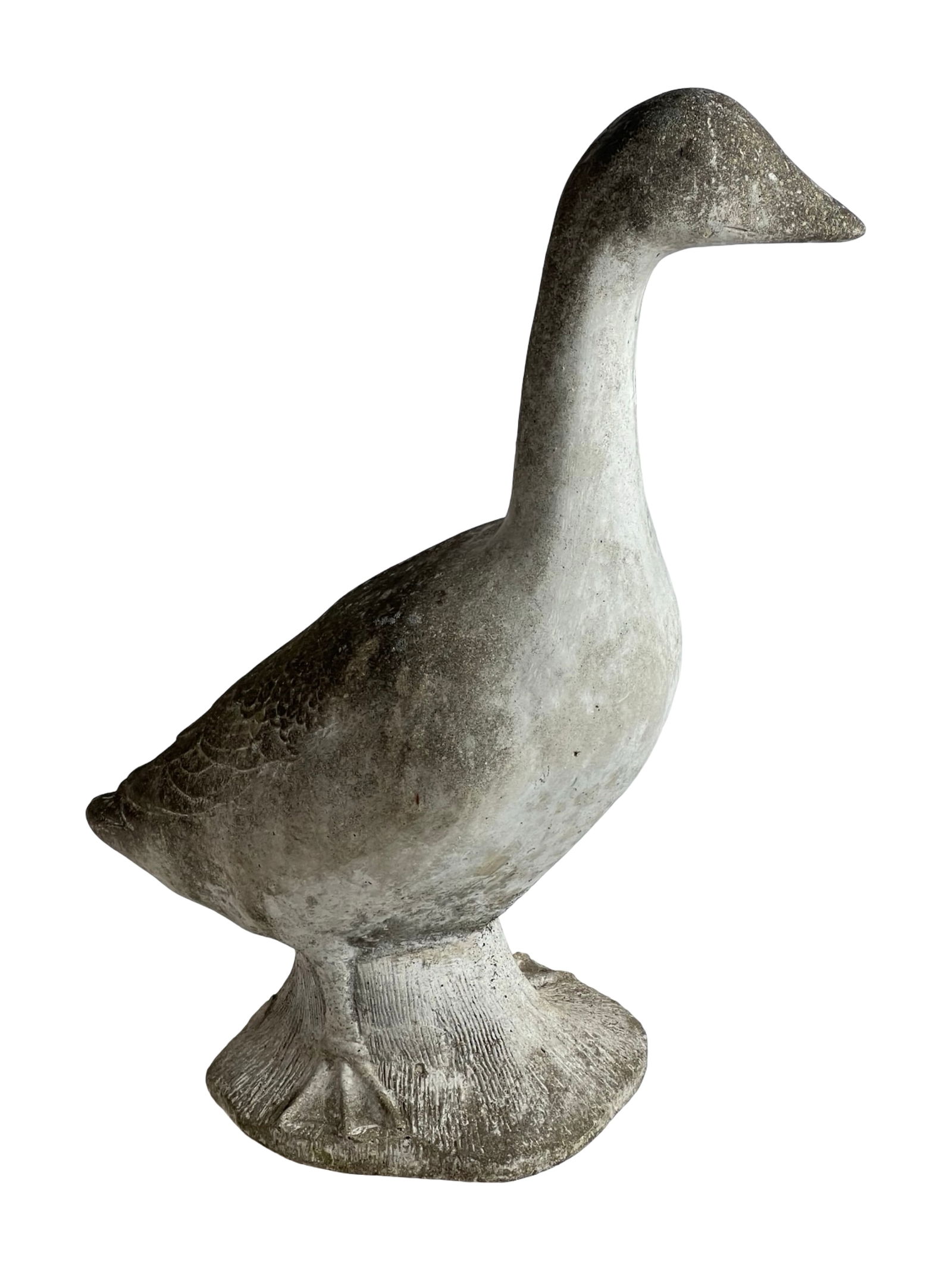Vintage Concrete Goose Garden Statue (1 of 2)
