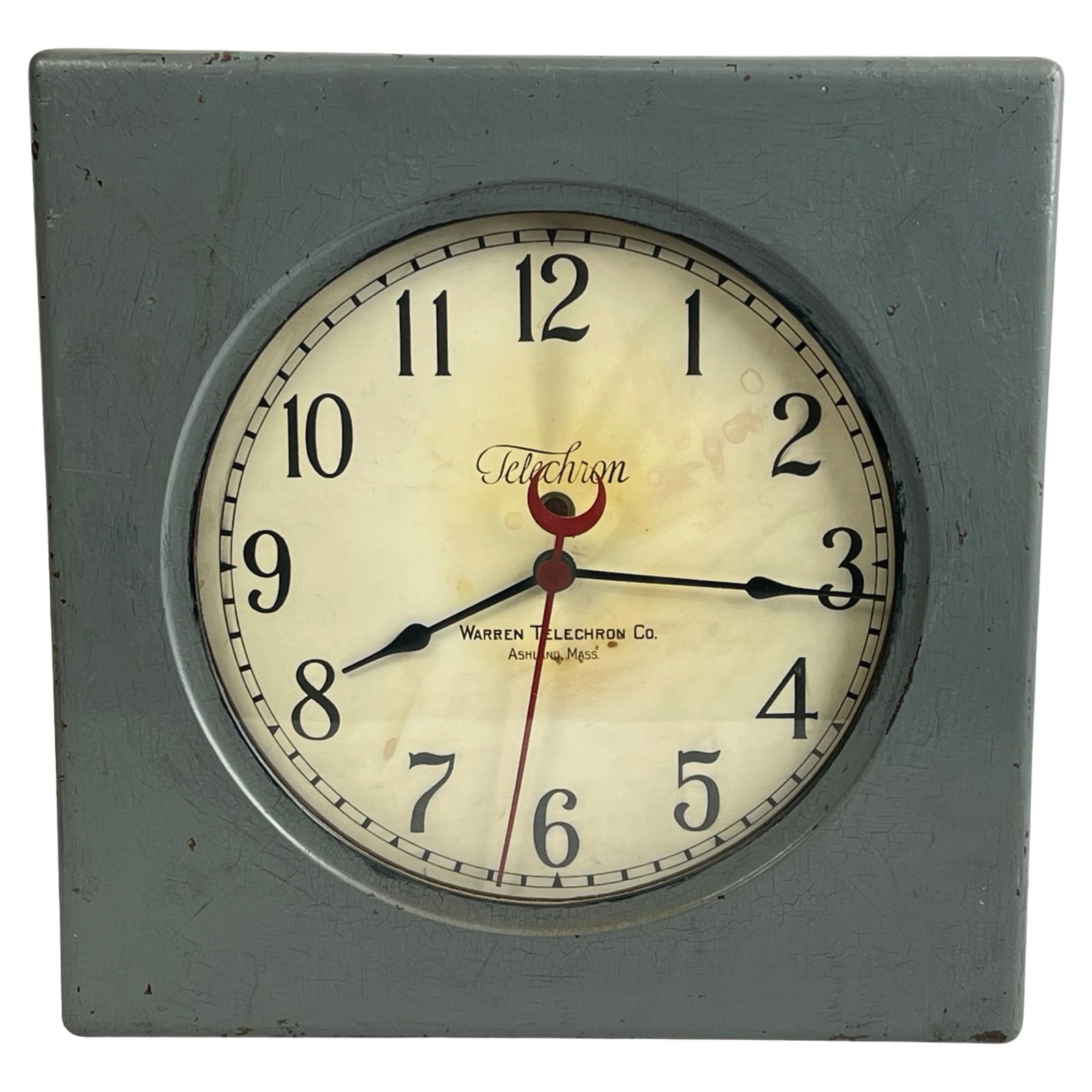 Early 20th C. Warren Telechron School Wall Clock (1 of 7)