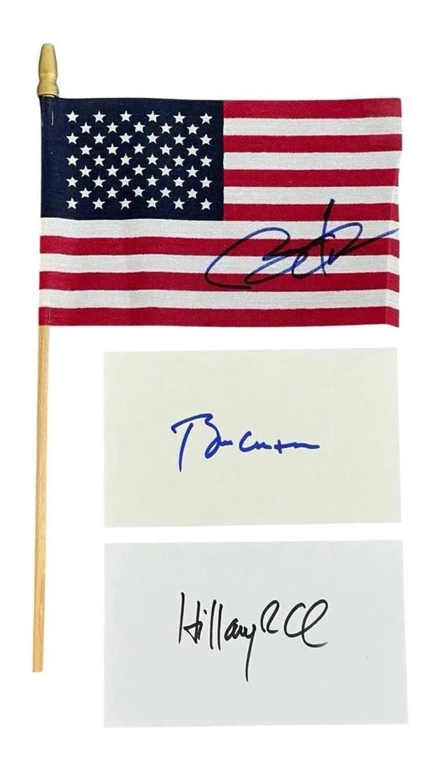 US President Autograph Collection- Obama, Clinton (1 of 4)