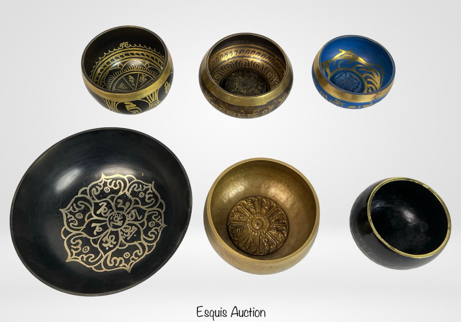 Vintage Tibetan Singing Bowls & Japanese Rin Bell (1 of 5)