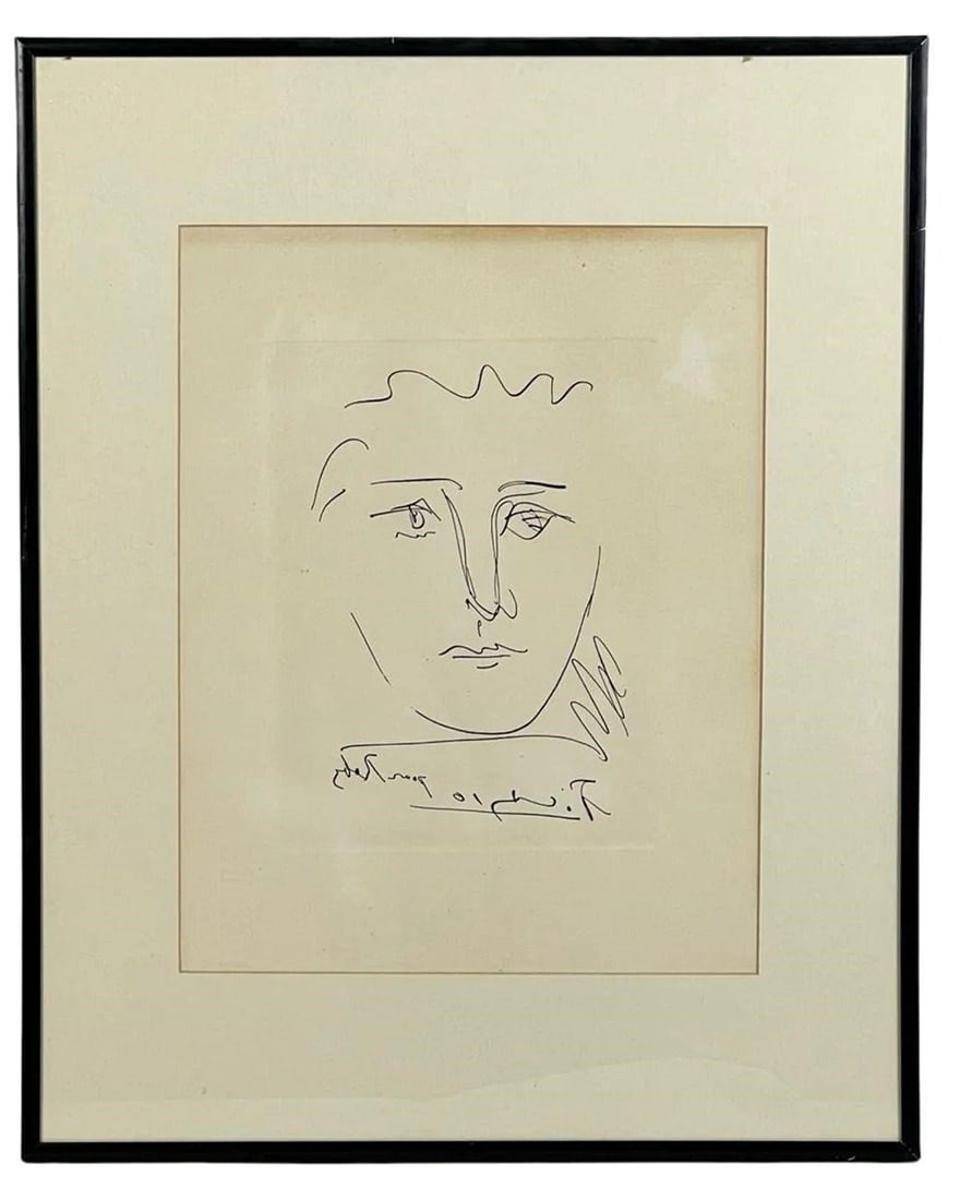 Pablo Picasso - "Pour Roby" Lithograph (1 of 2)