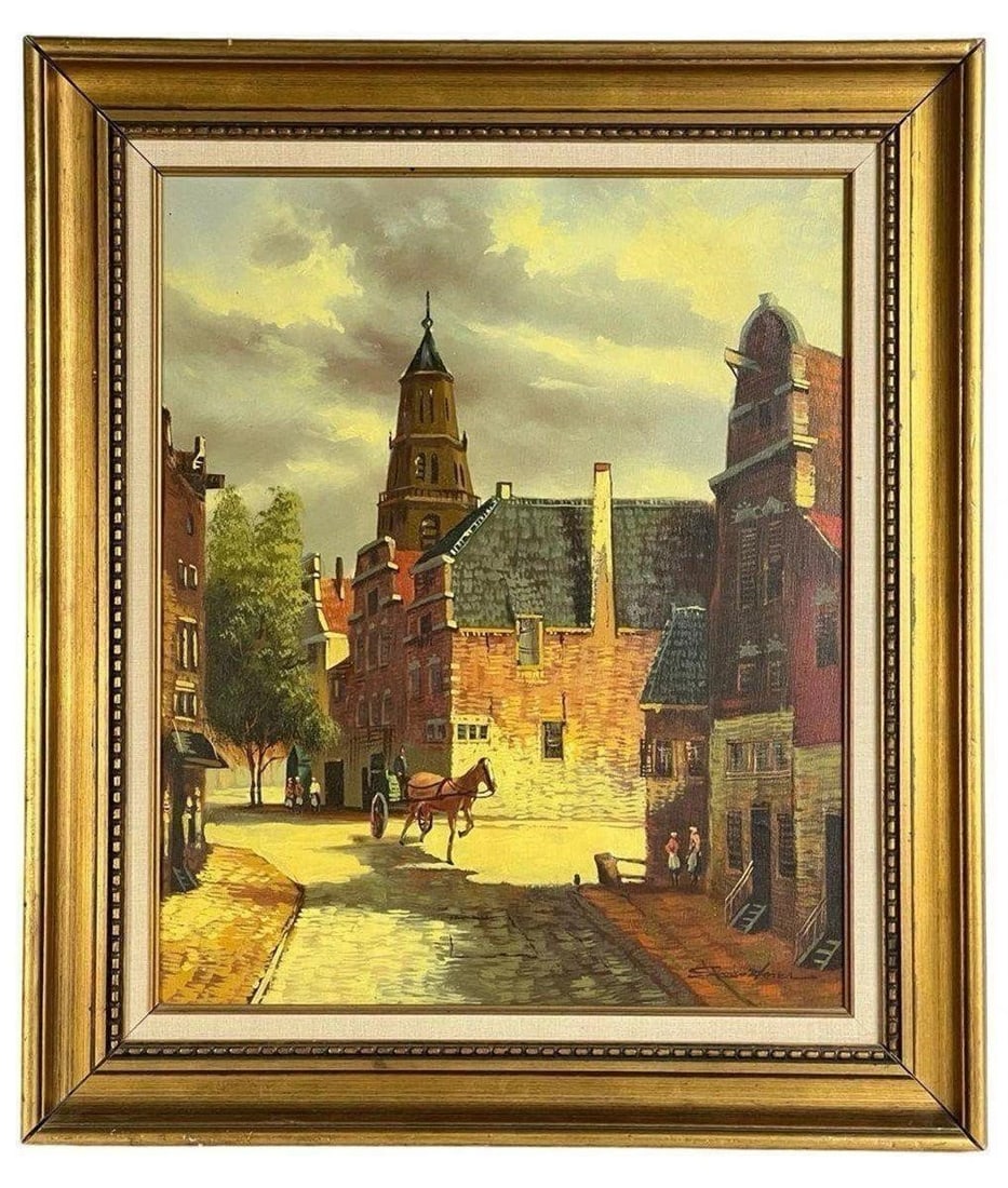 Pieter Steenhouwer - Dutch Street Scene (1 of 3)