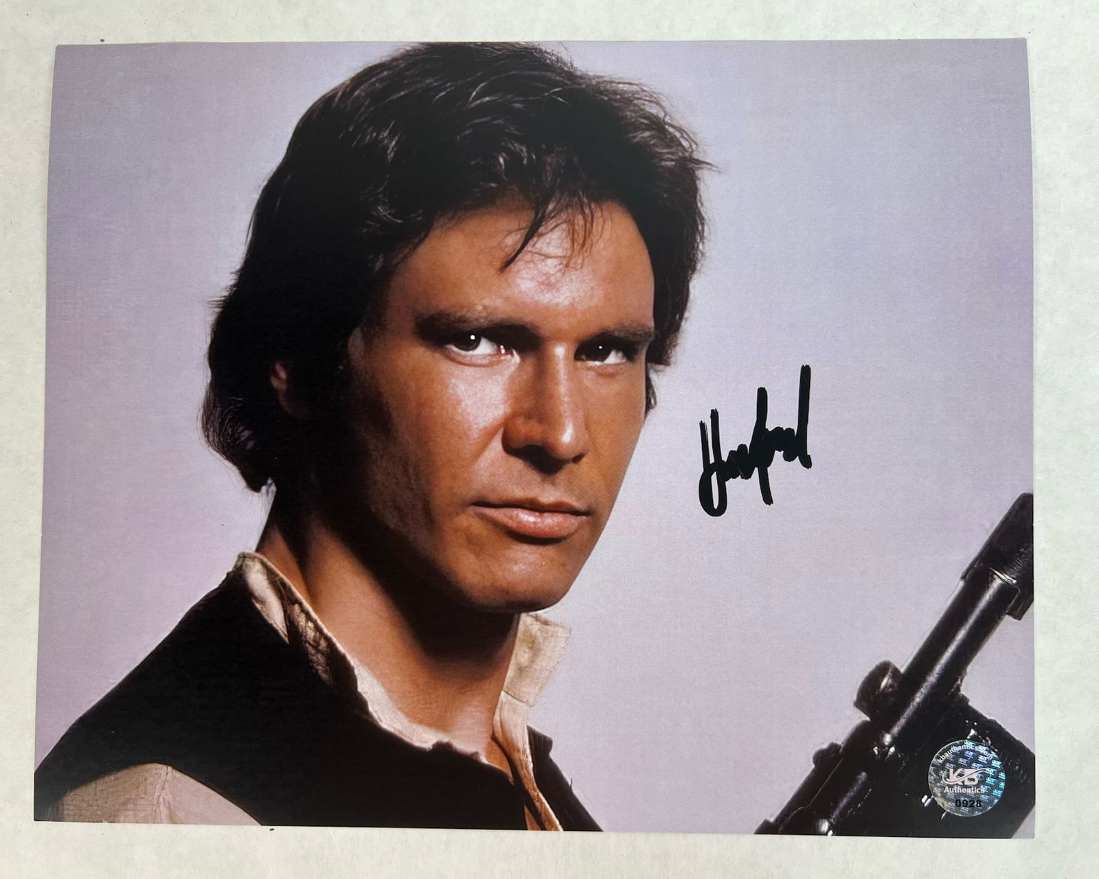 Harrison Ford Signed Star Wars Photo as Han Solo (1 of 3)