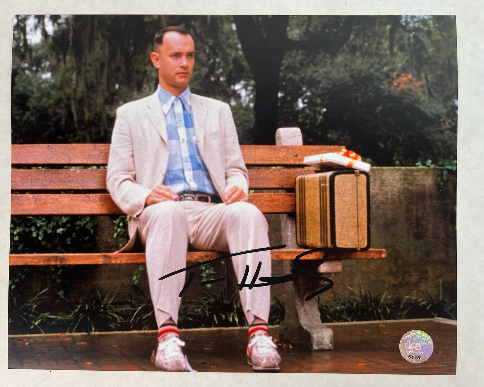 Tom Hanks Signed Forrest Gump Photograph (1 of 3)