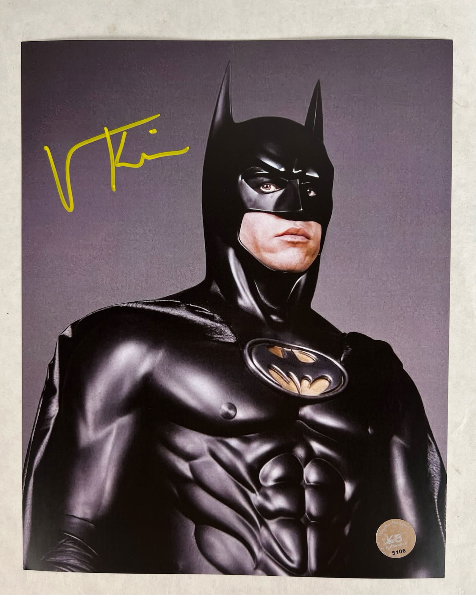 Val Kilmer Signed Batman Forever Photograph (1 of 3)