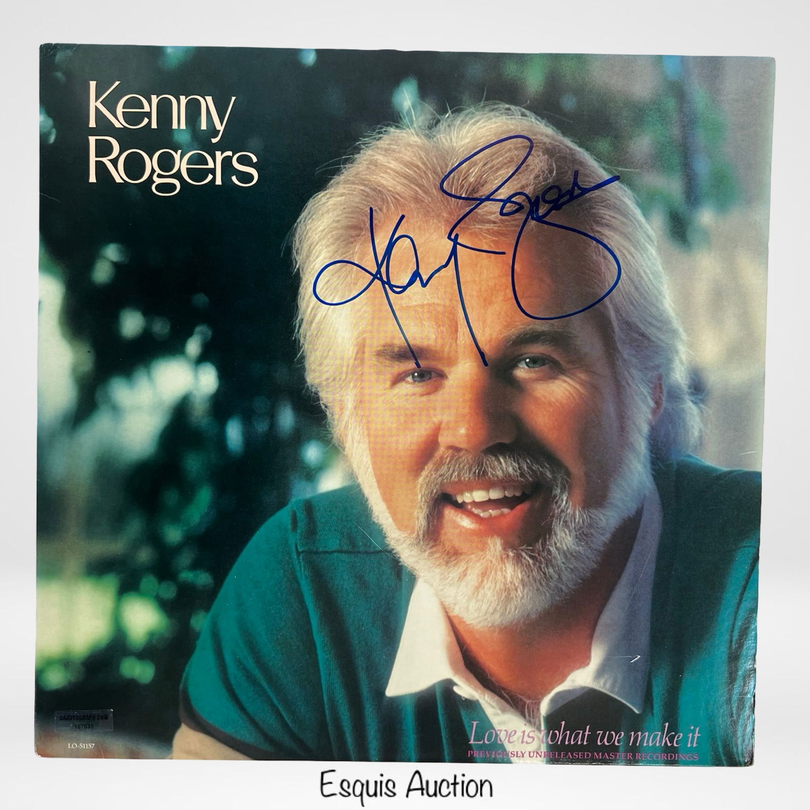 Kenny Rogers Signed "Love Is What We Make It" LP (1 of 7)
