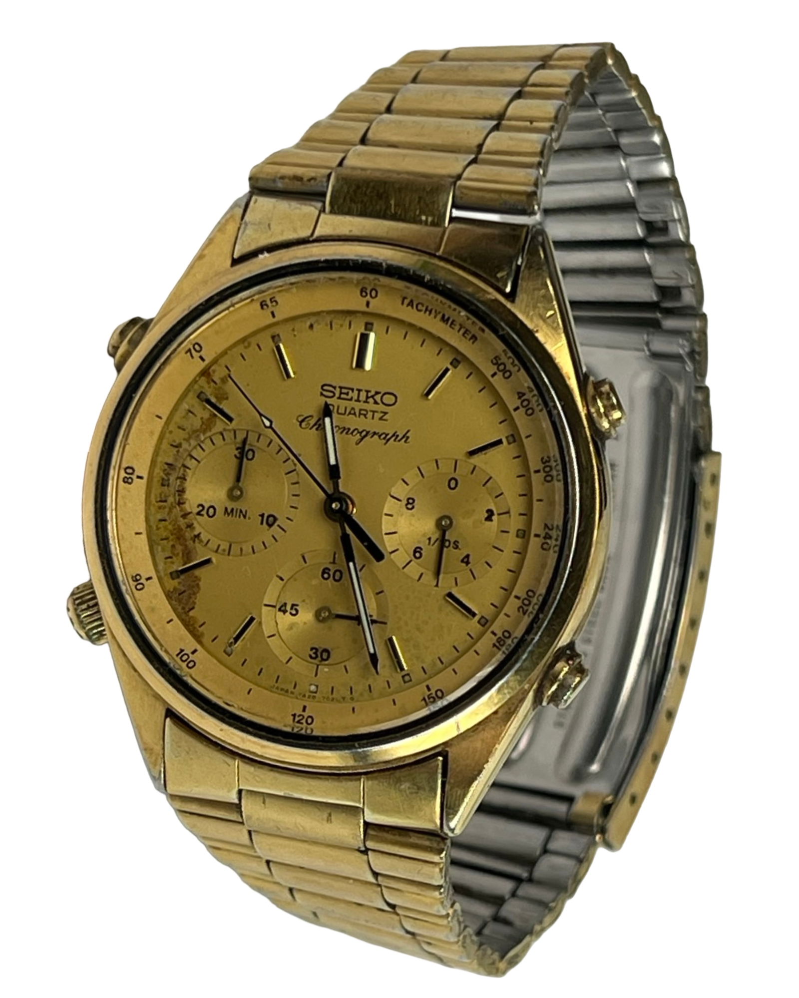 Vintage Seiko Speedmaster Chronograph Watch (1 of 2)