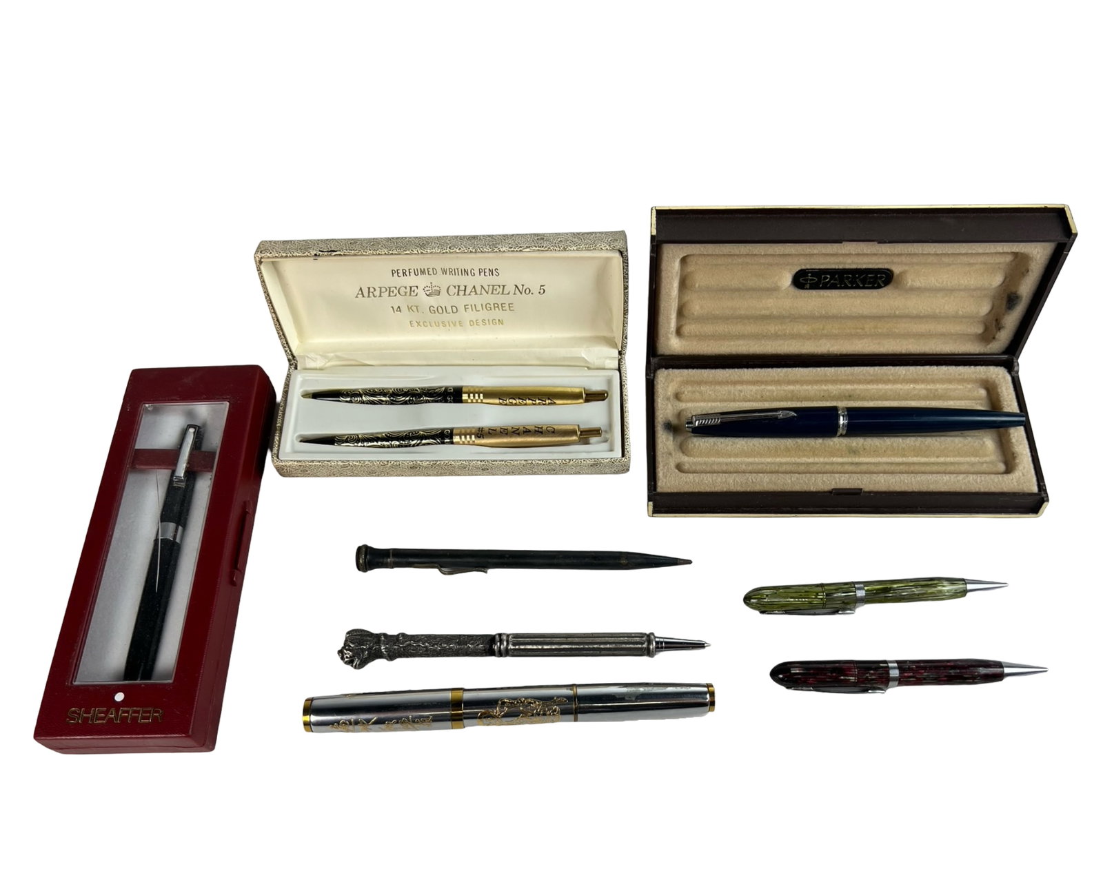 intage Pen Collection - Parker, Sheaffer, Chanel (1 of 5)