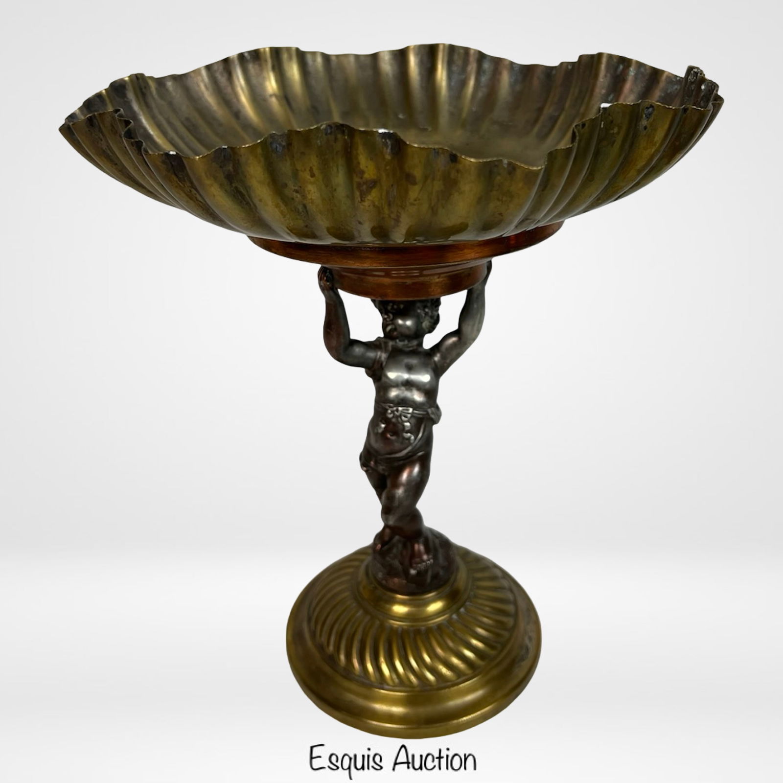 Antique WMF Art Nouveau Cherub Figural Tazza (1 of 7)