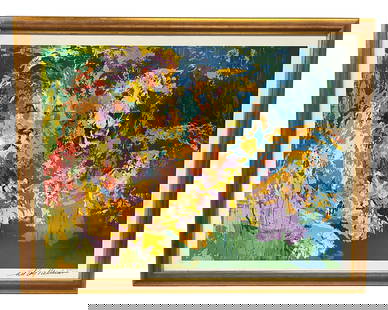 LeRoy Neiman "Lion's Pride" Signed Lithograph COA: Vibrant and full of movement, this striking signed lithograph poster titled "Lion's Pride" by LeRoy Neiman captures the artist's signature blend of explosive color and energetic brushwork. The composi