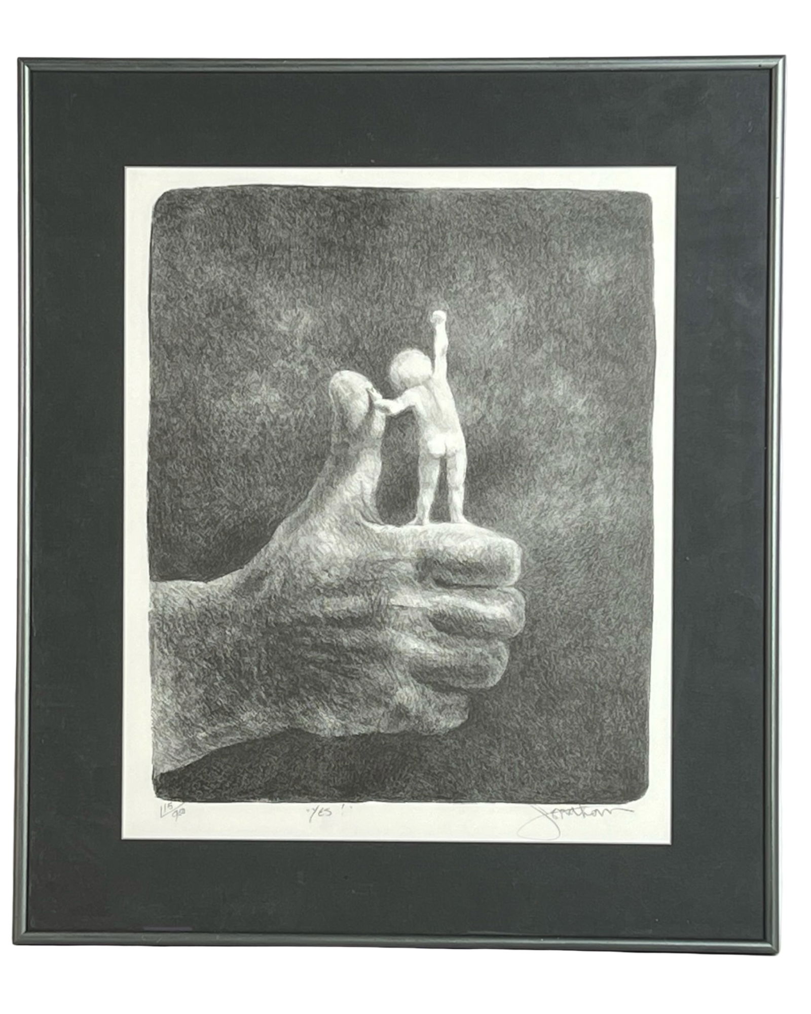 Jonathan Rogers Signed LE Lithograph "Yes!" (1 of 4)