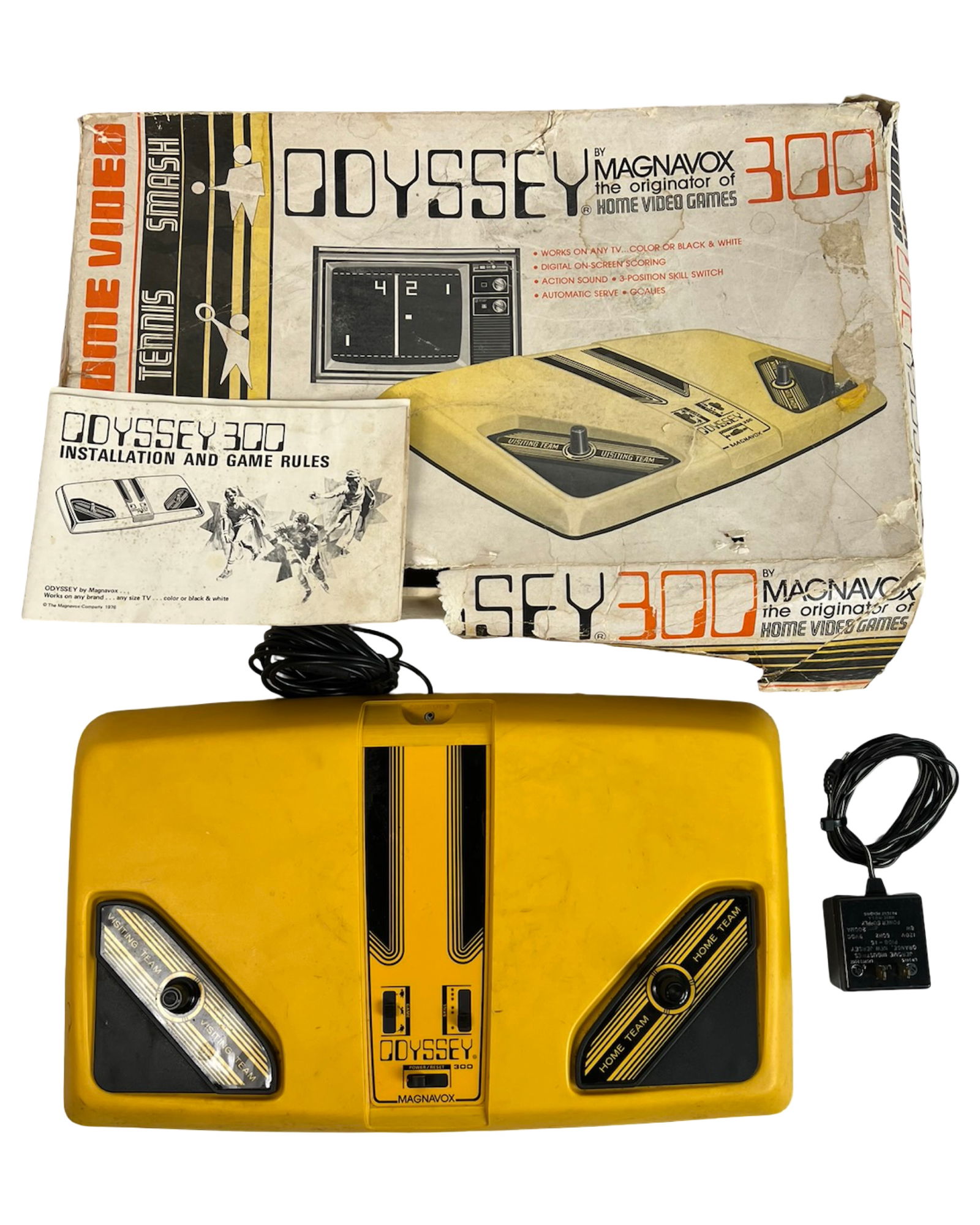 1976 Magnavox Odyssey 300 Home Video Game Console (1 of 4)
