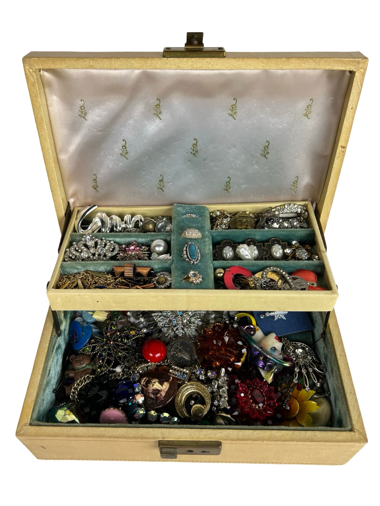 Box Filled with Unsearched Costume & Craft Jewelry (1 of 4)