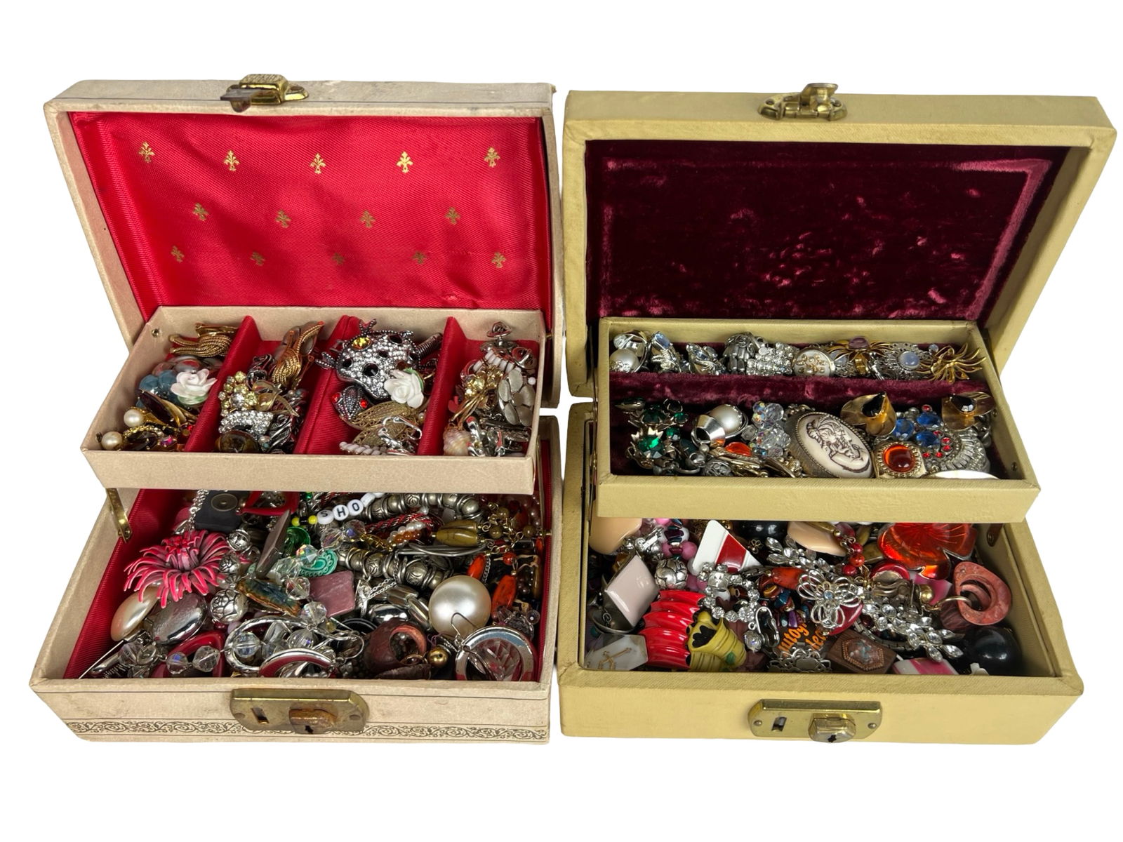 2 Boxes full of Unsearched Costume Jewelry (1 of 4)