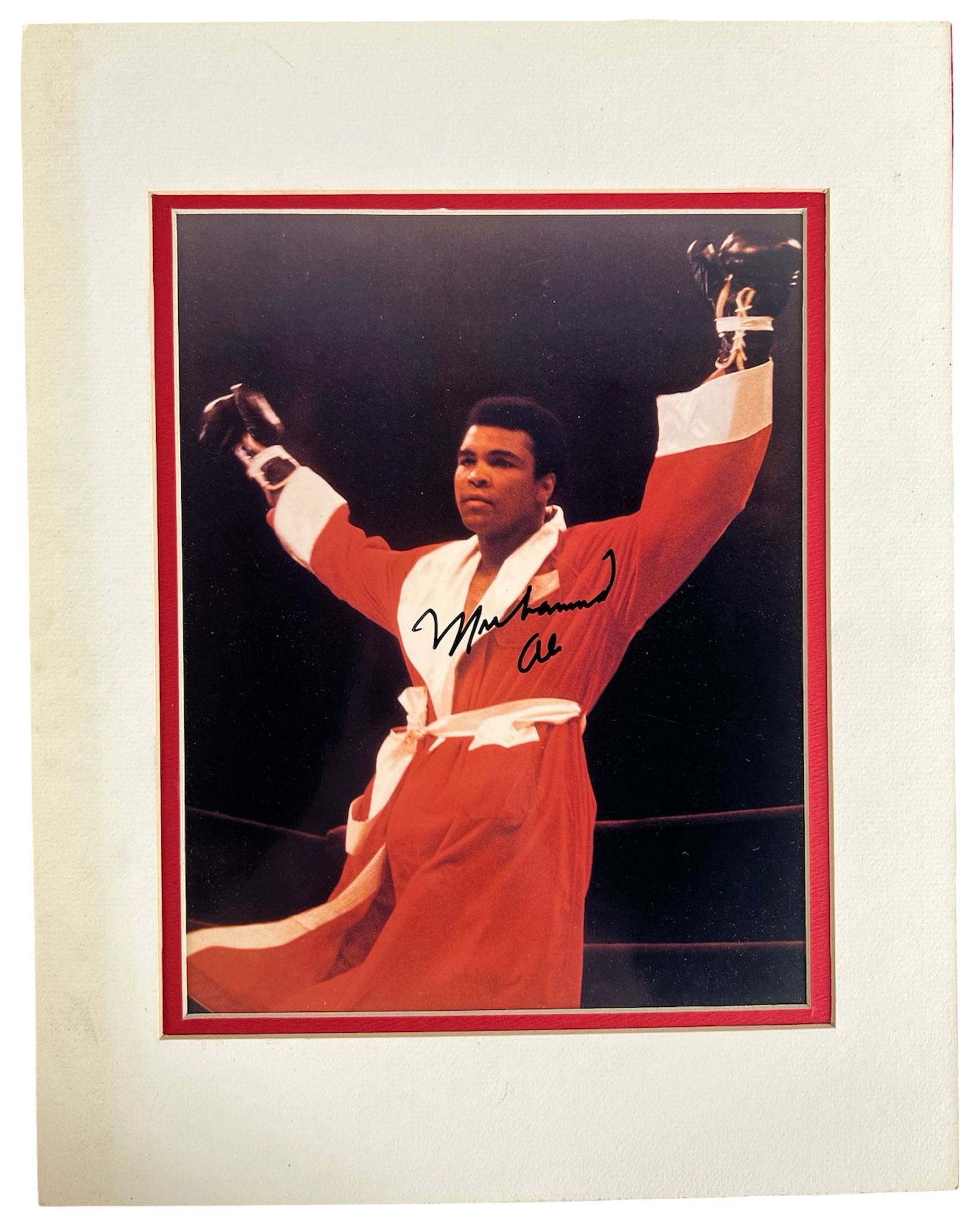 Muhammad Ali Autographed Boxing Photograph (1 of 2)