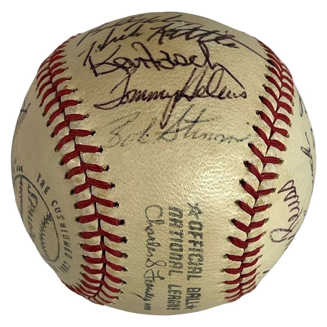1974-1975 Houston Astros Team-Signed Baseball (1 of 10)