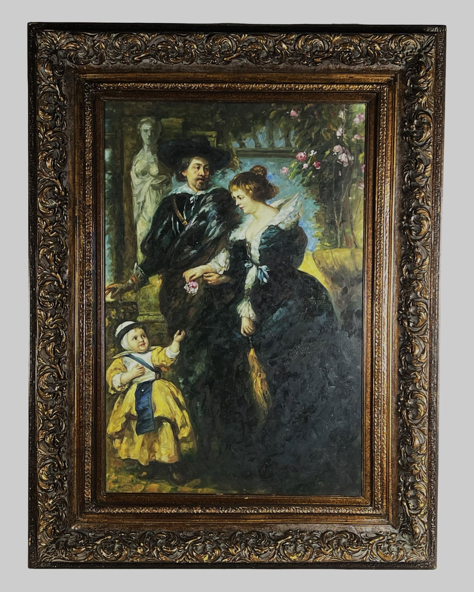 Oil Painting After Rubens -His Wife Helena Fourmen (1 of 2)