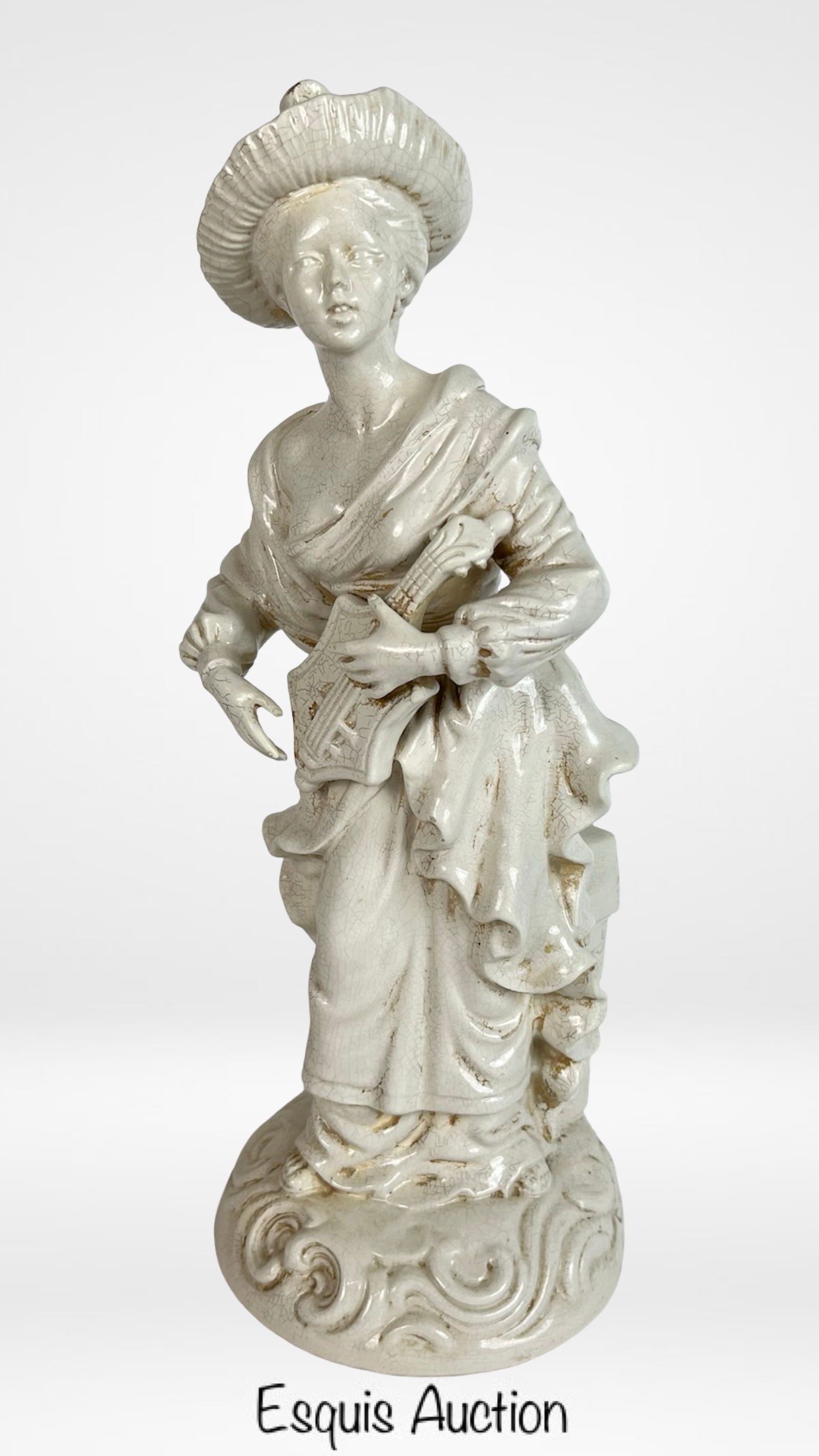 Italian Capodimonte Chinoiserie Figurine Lamp Base (1 of 6)