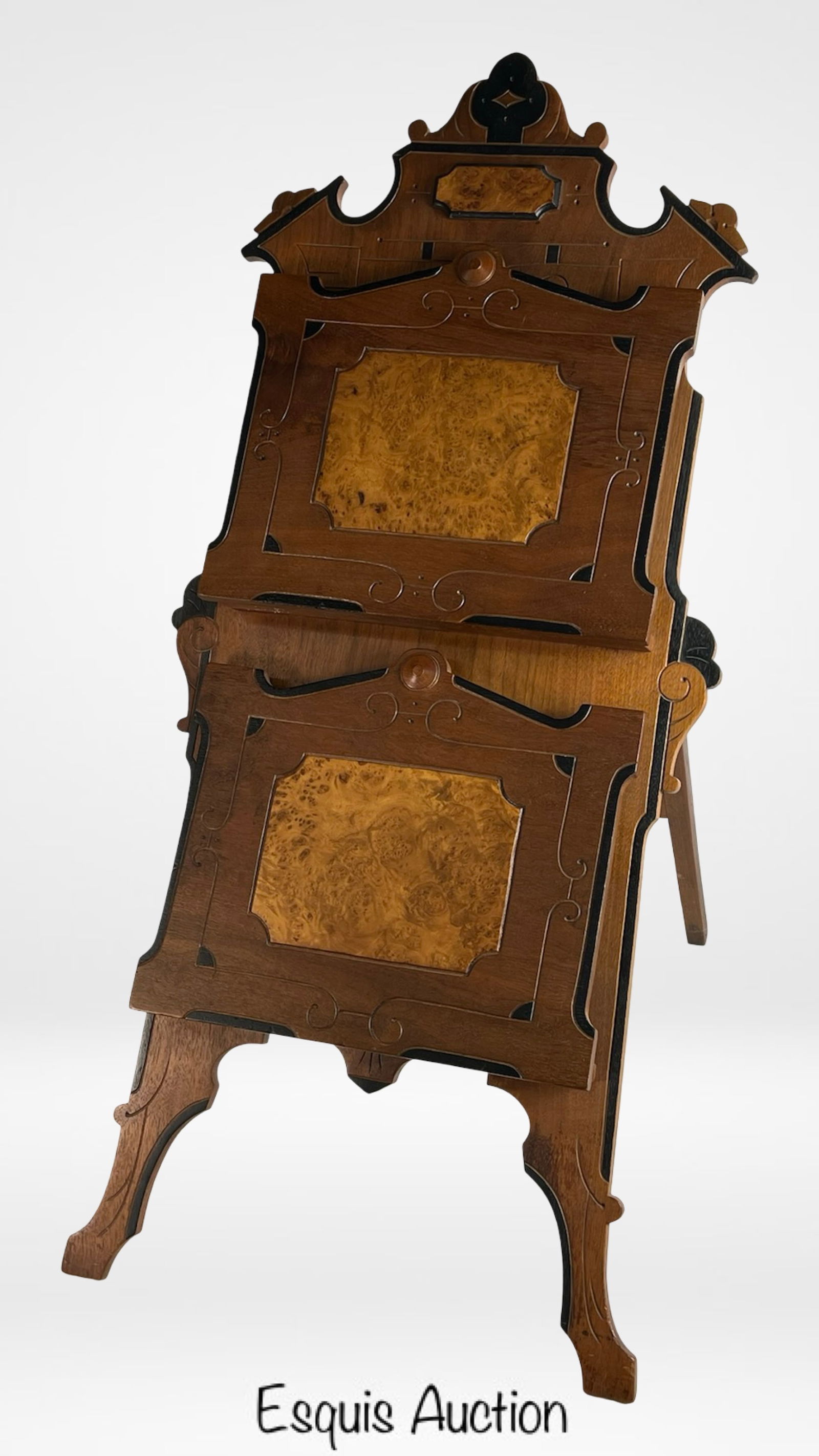 Renaissance Revival Walnut Sheet Music Stand (1 of 6)