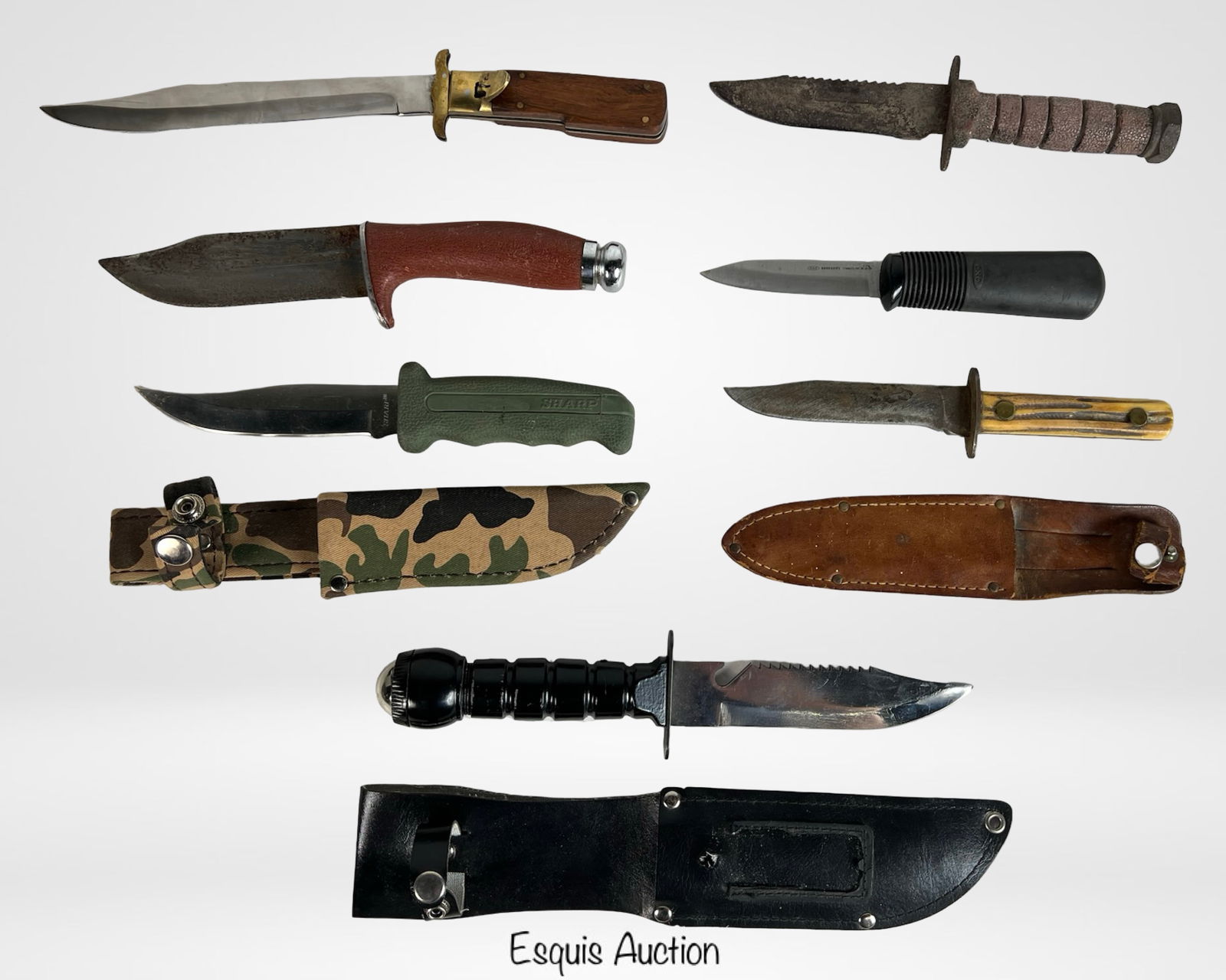 Group of Hunting/ Tactical/ Survival Knives (1 of 5)