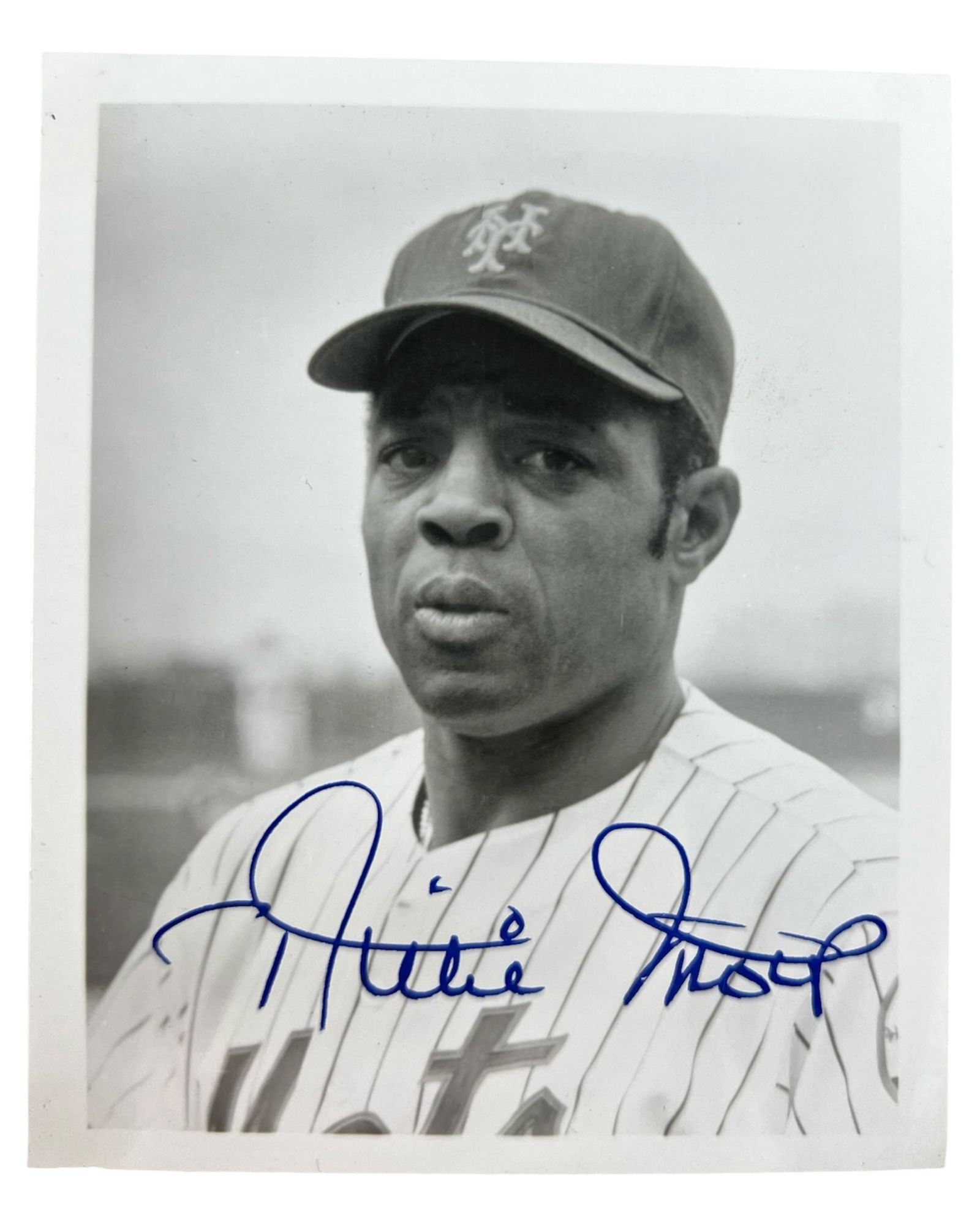 Willie Mays Signed Photo-  Hank Aaron's Collection (1 of 3)