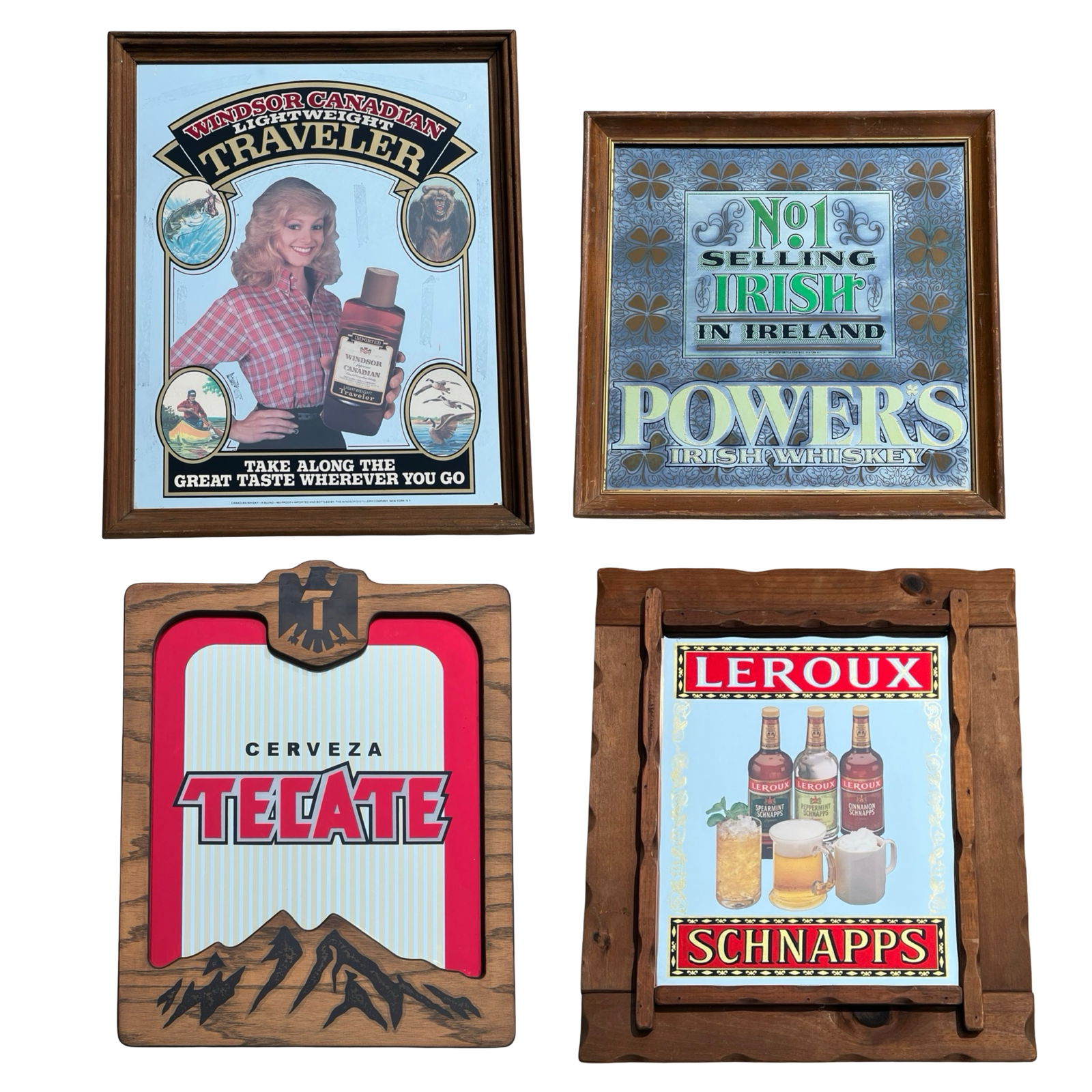 Bar Advertising Mirrors - Tecate, Windsor, Powers, (1 of 5)