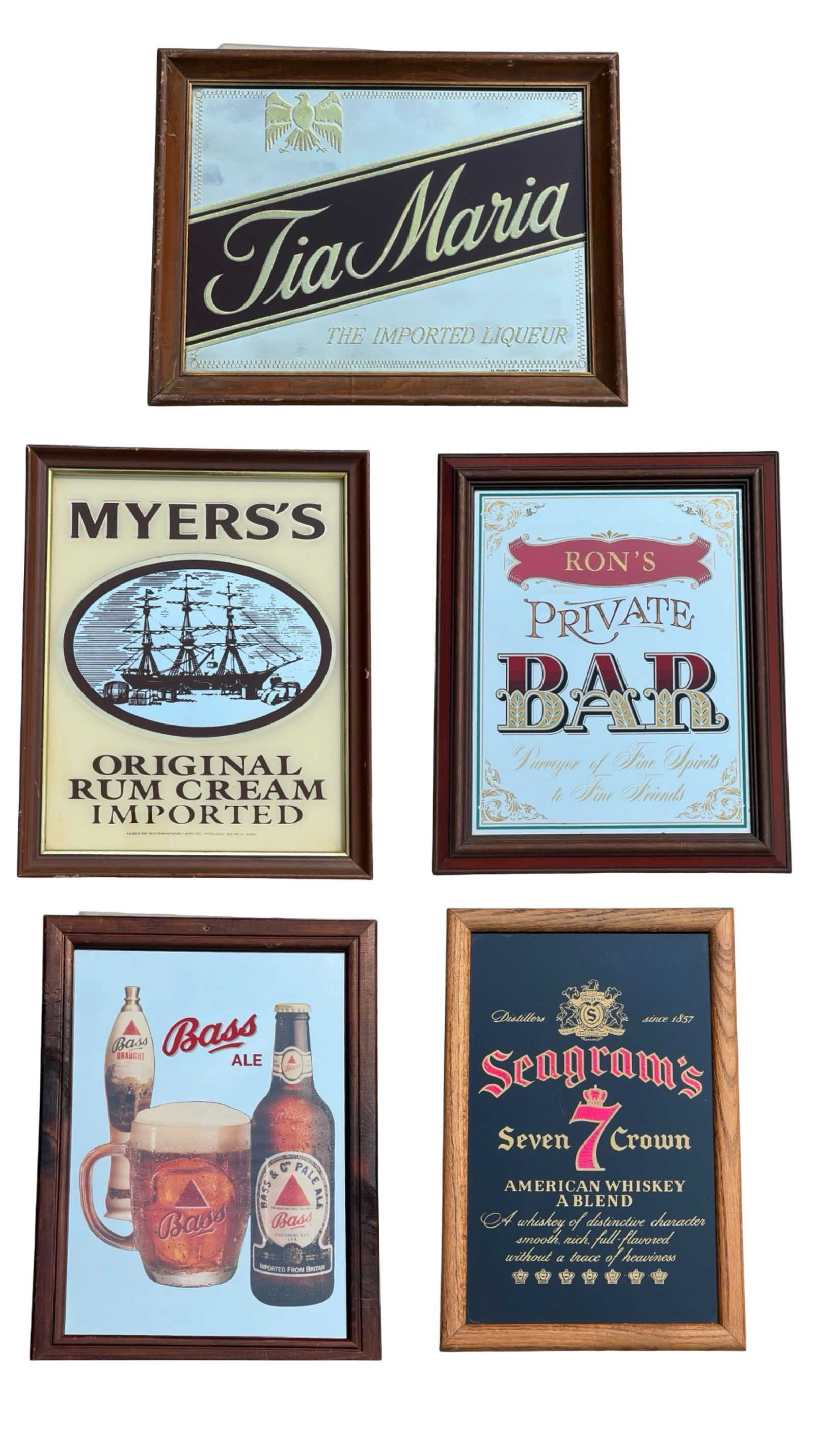 Framed Bar Advertising Mirrors - Tia Maria, Bass A (1 of 6)
