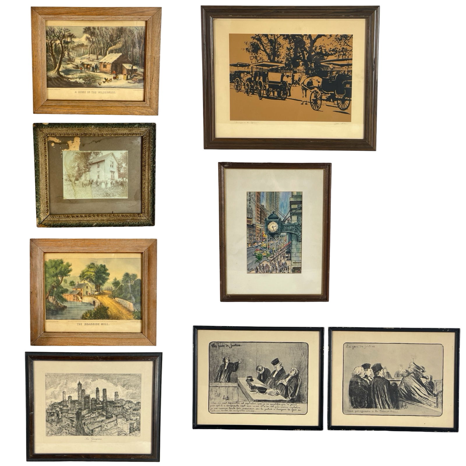 Group of Framed Prints, Lithographs & Mixed Media (1 of 13)