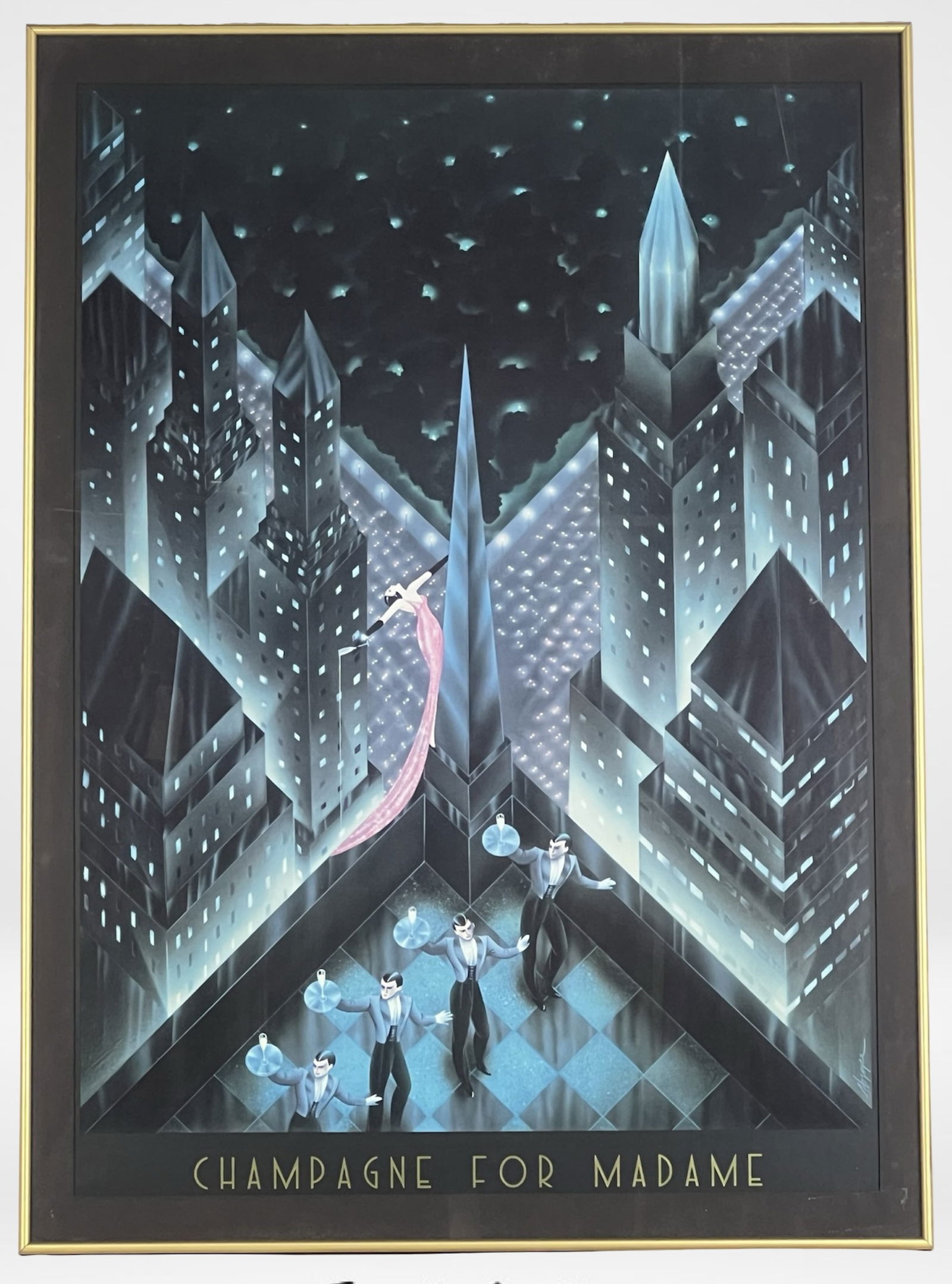 Robert Hoppe - Champagne For Madame Art Deco Litho (1 of 2)