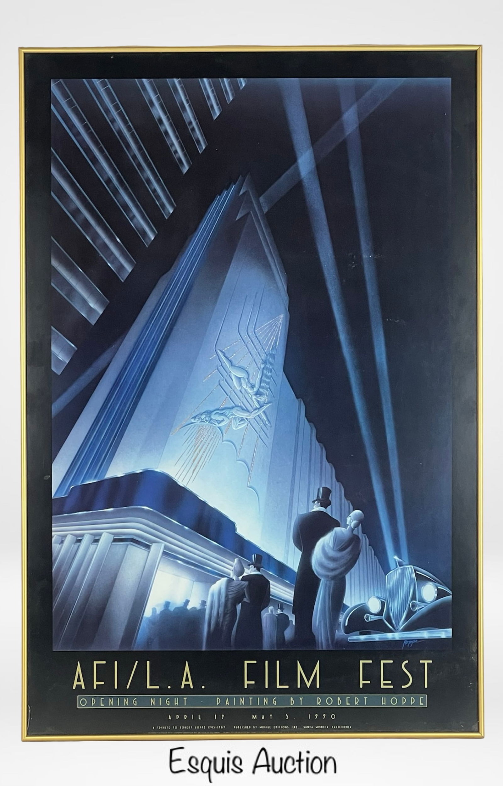 Robert Hoppe AFI/L.A. Film Fest  Art Deco Poster (1 of 3)
