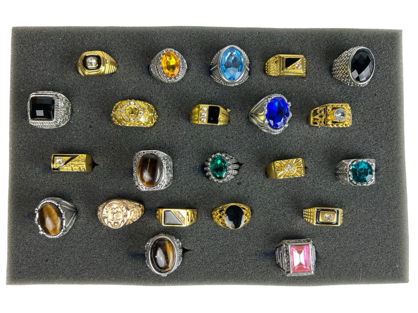 Exquisite Collection: Set of 22 Various Rings (1 of 3)