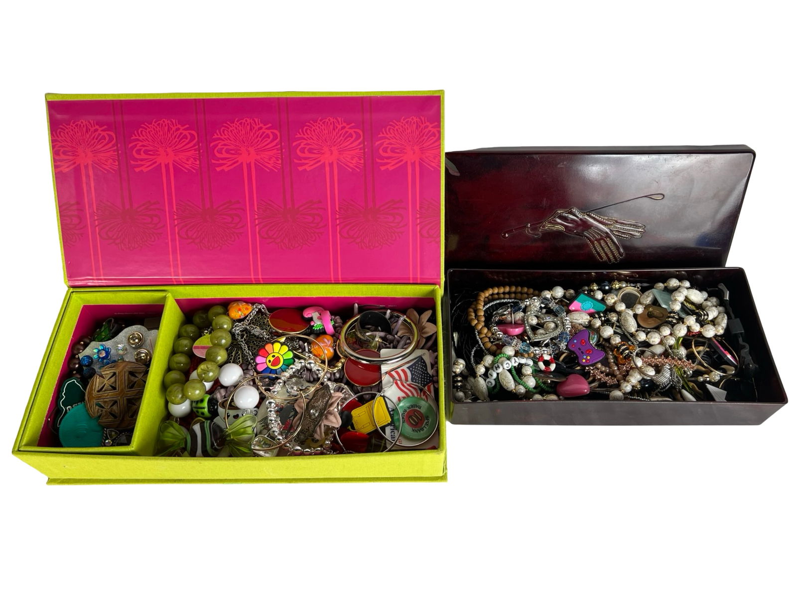 2 Boxes full of Unsearched Costume Jewelry (1 of 4)