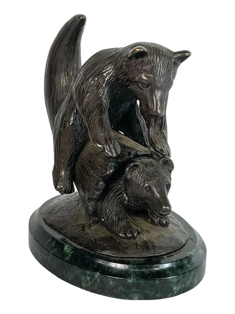 Robert J. Beeler- Bronze Bear Sculpture (1 of 5)
