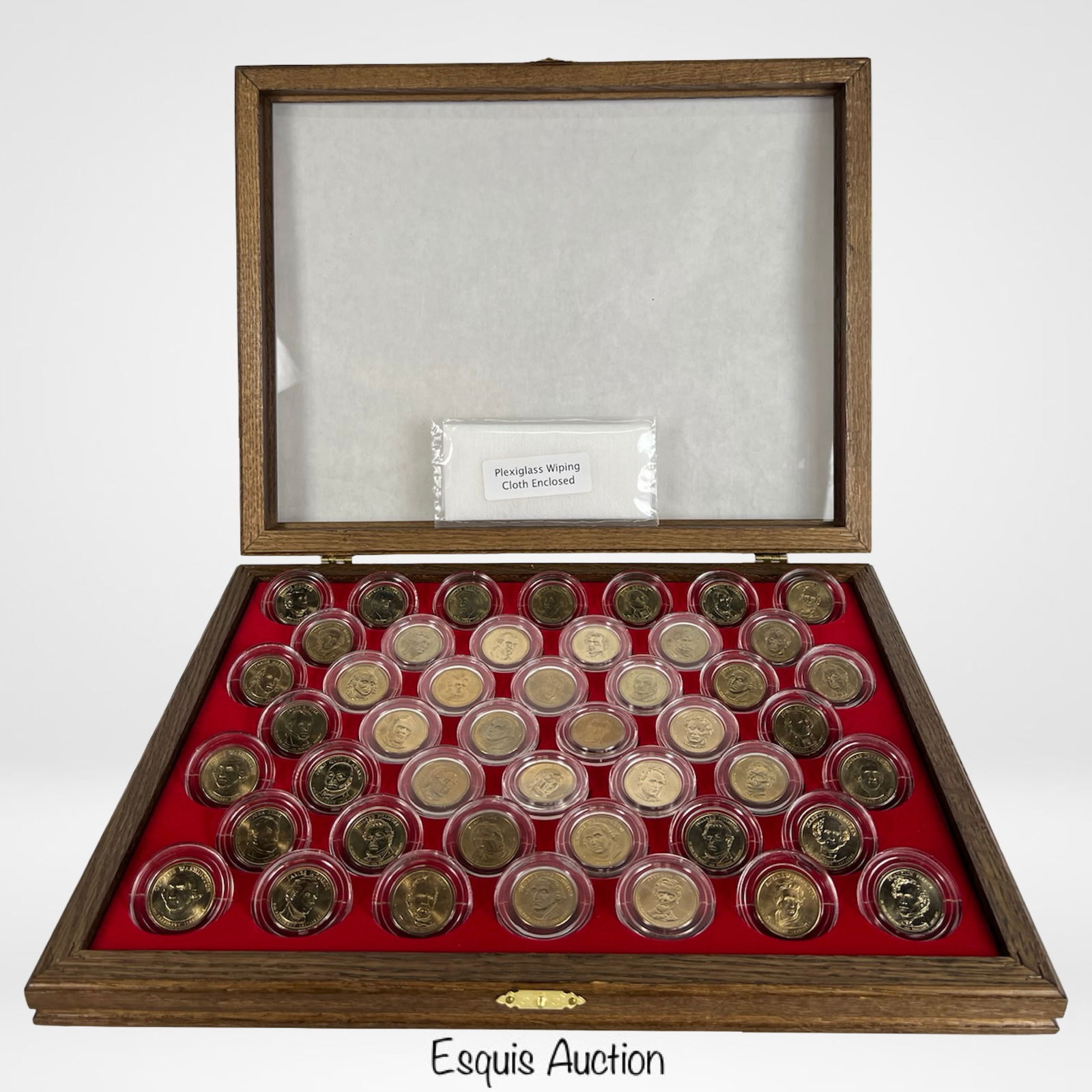 U.S. Presidential Dollar Coin Collection in Displa (1 of 3)