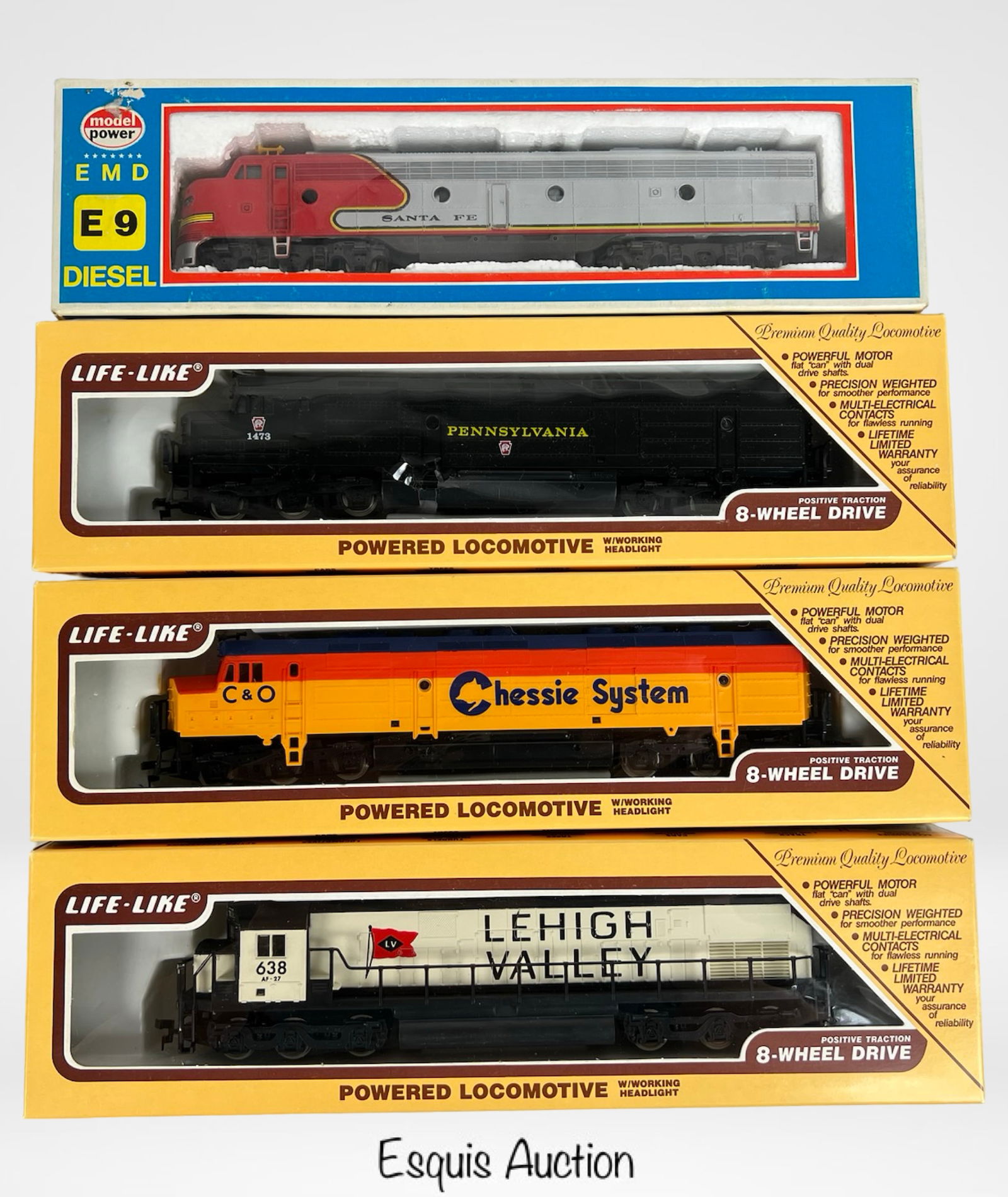 Model Power & Life-Like HO Scale Train Locomotives (1 of 2)