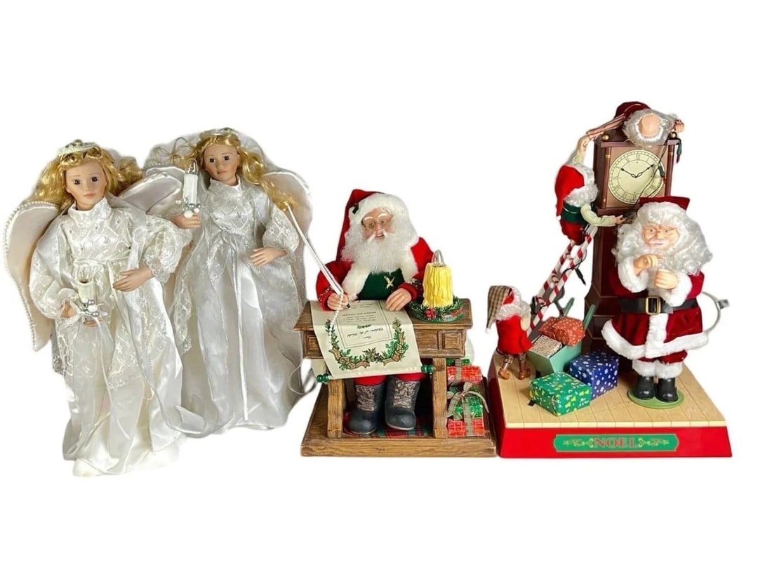 Animated Christmas Figures - Santa's Workshop, Ang (1 of 1)