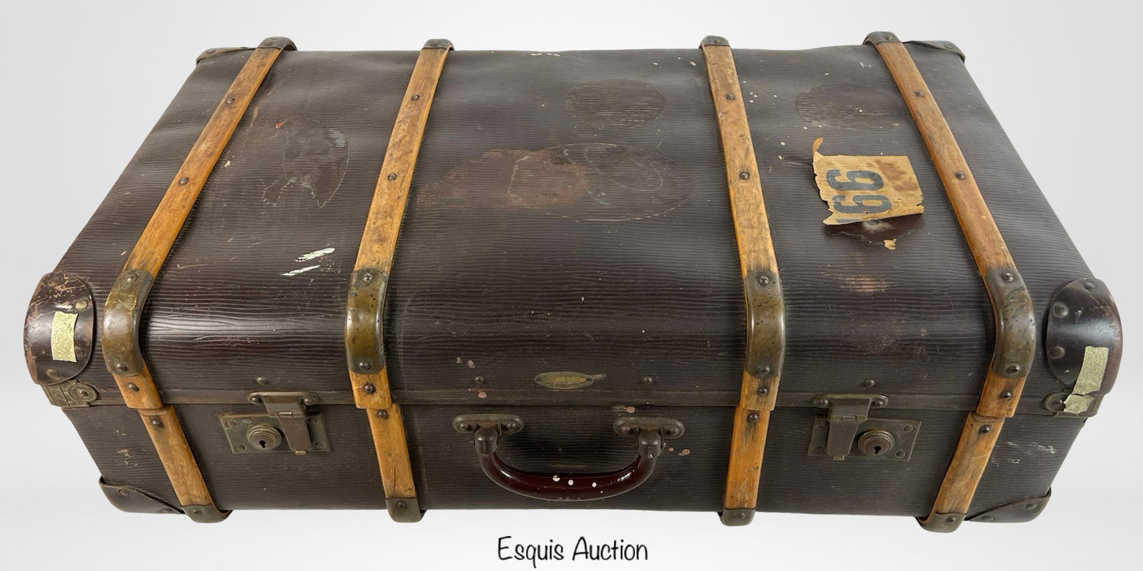 Antique German Immigrant Travel Trunk (1 of 5)