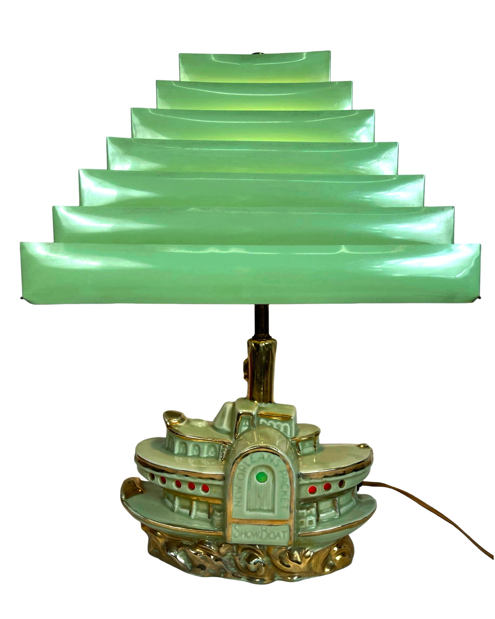 50s Lawrence Welk "New Orleans ShowBoat" TV Lamp (1 of 4)