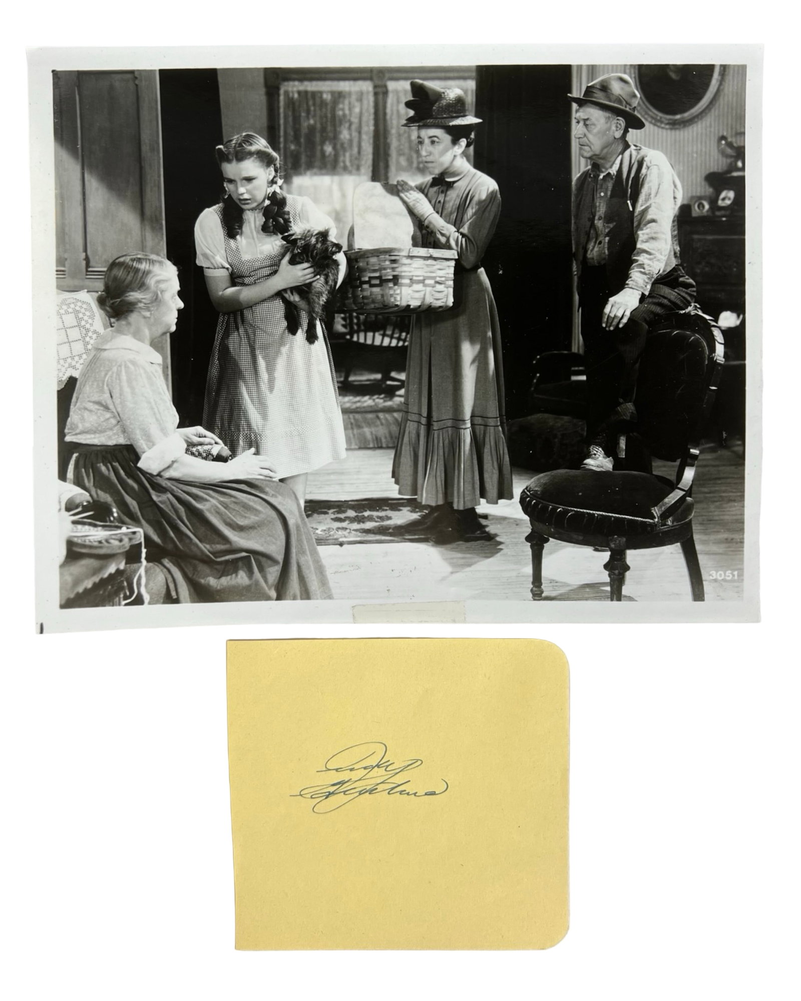 Judy Garland "The Wizard of Oz" Signed Album Page: A remarkable piece of Hollywood history featuring an autograph from legendary actress Judy Garland, beautifully signed on an album page. Garland is best remembered for her iconic role as Dorothy in th