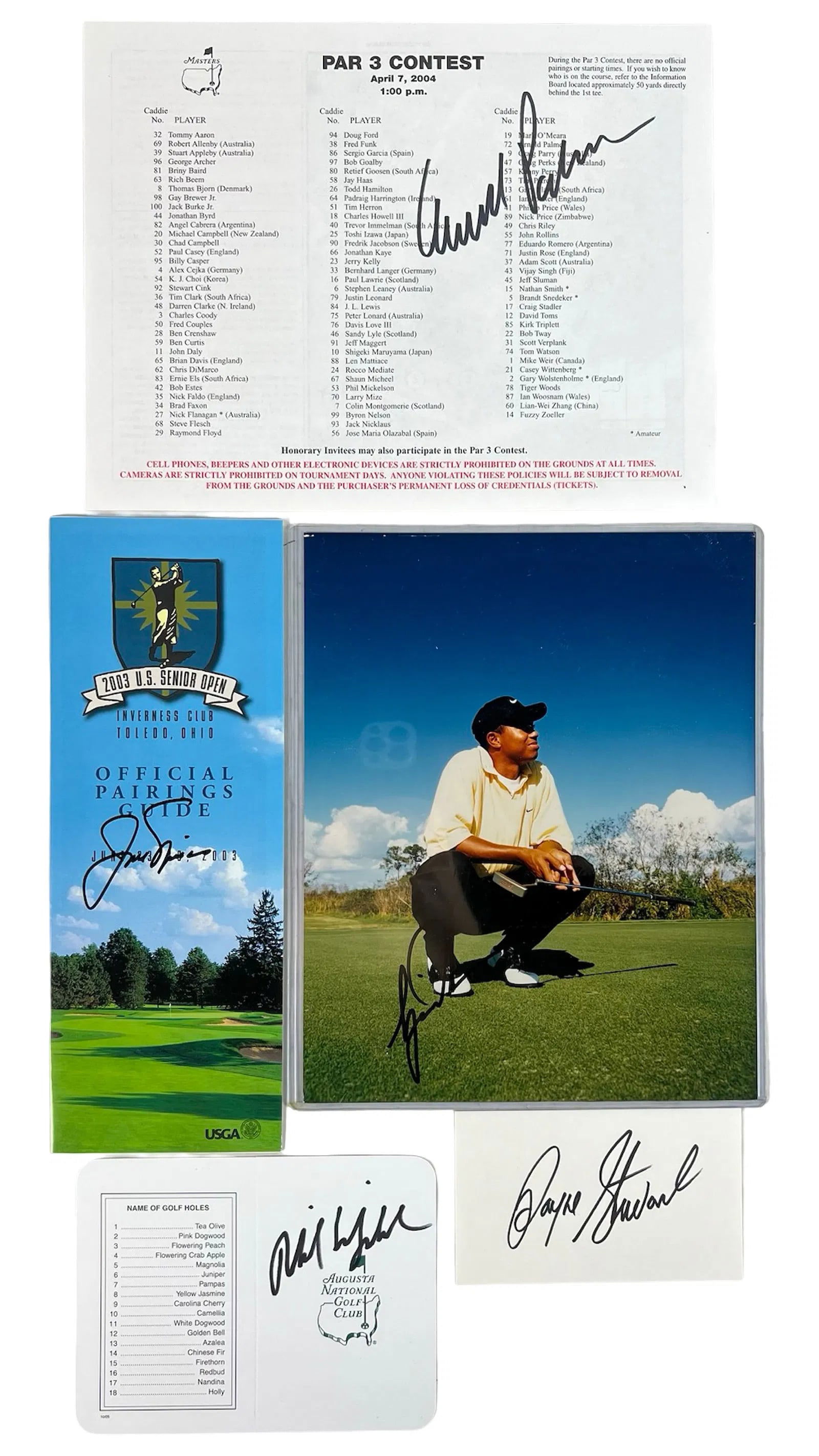Golf Legends Signed Memorabilia Collection- Palmer (1 of 7)