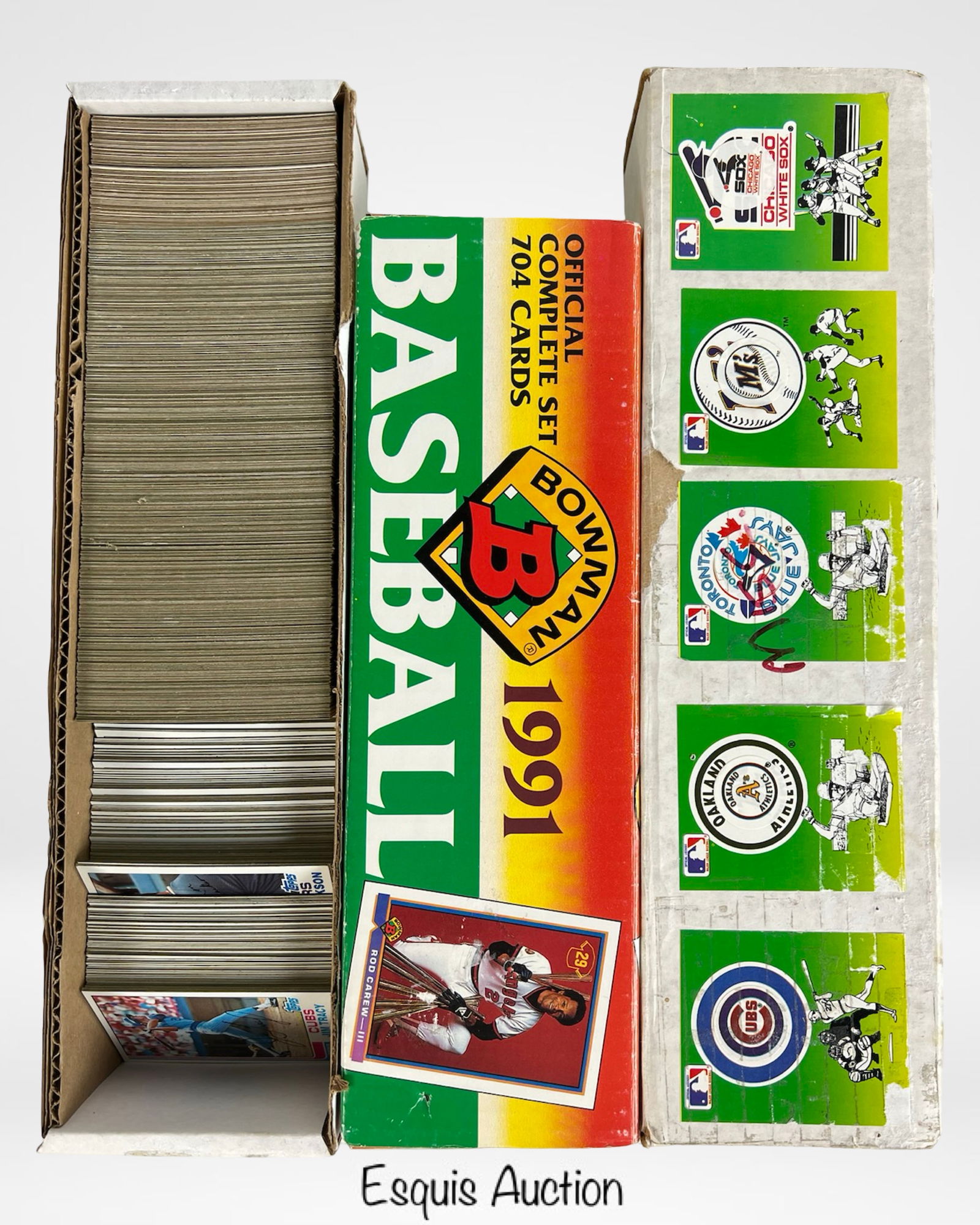 3 Boxes of Vintage Sports Trading Cards 1980s- 90s (1 of 4)