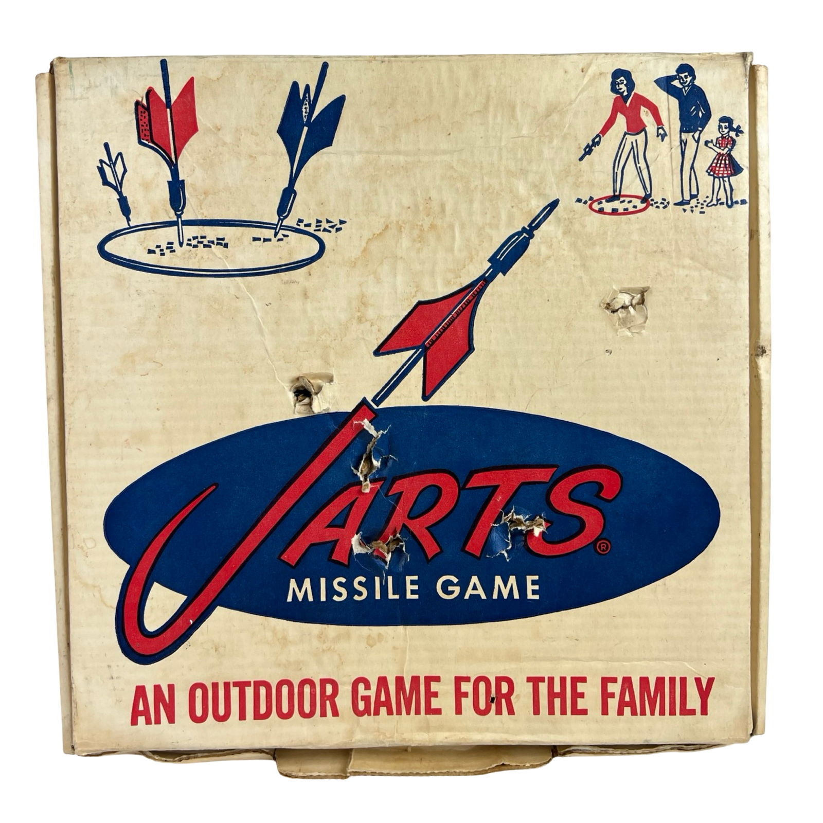 Vintage Jarts Outdoor Missile Darts Game (1 of 4)