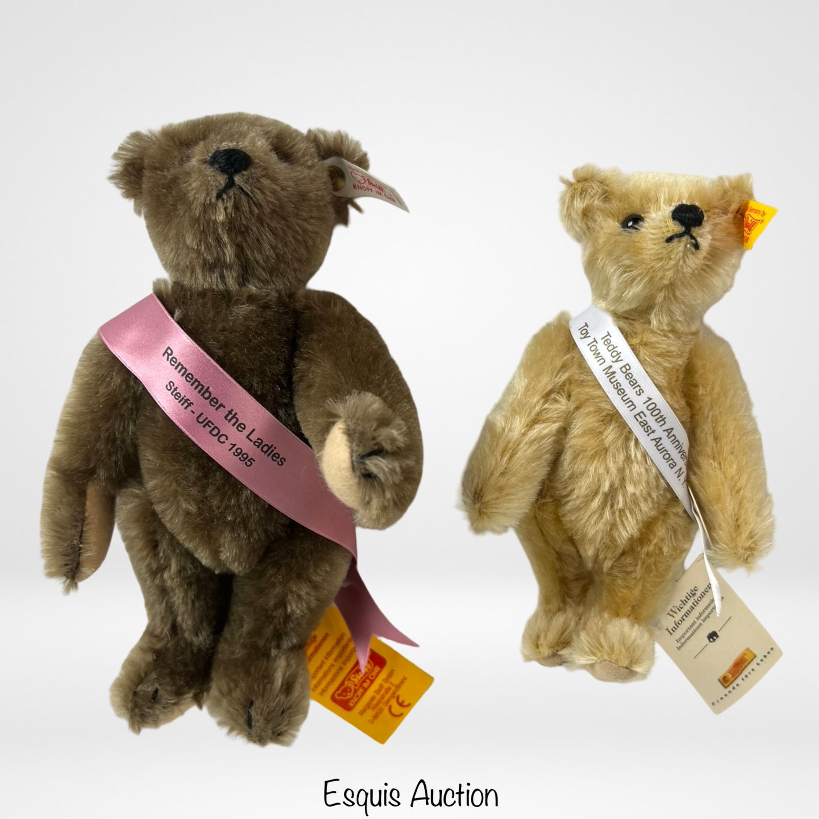 Steiff Limited Edition Mohair Teddy Bears- Signed (1 of 5)