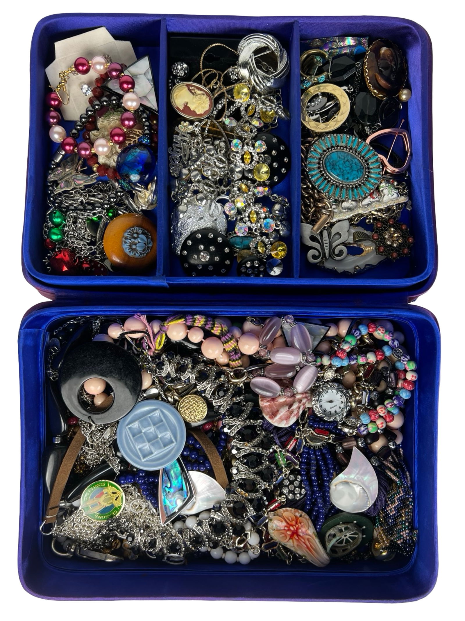 Box Filled with Unsearched Costume & Craft Jewelry (1 of 4)