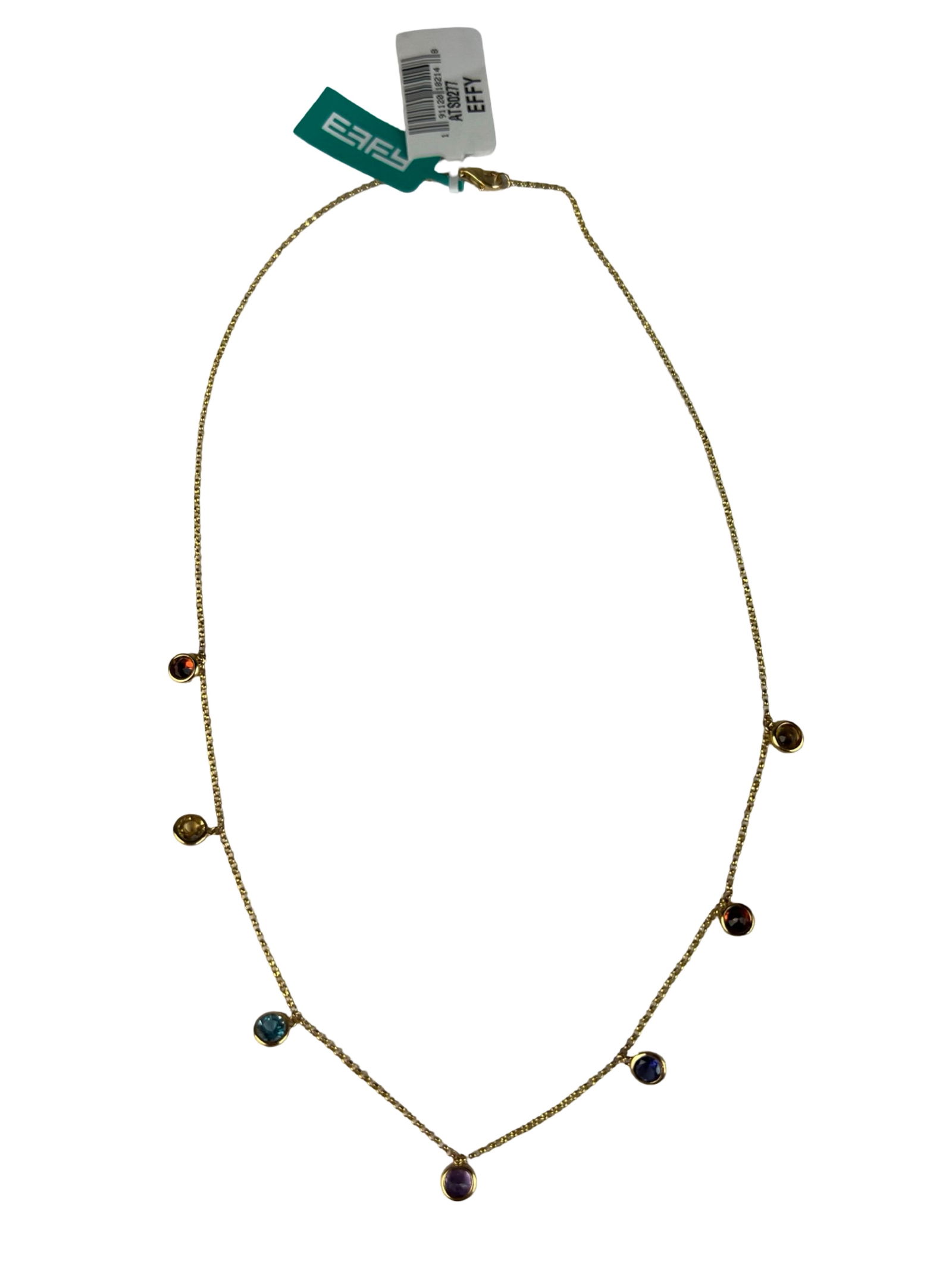 EFFY 14K Yellow Gold Multi-Gemstone Necklace (1 of 5)