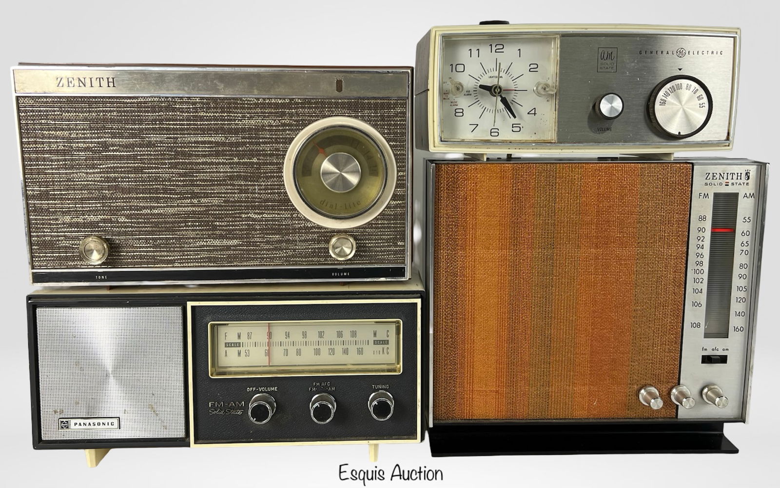 Group of Vintage Radios- Zenith, GE, Panasonic (1 of 5)